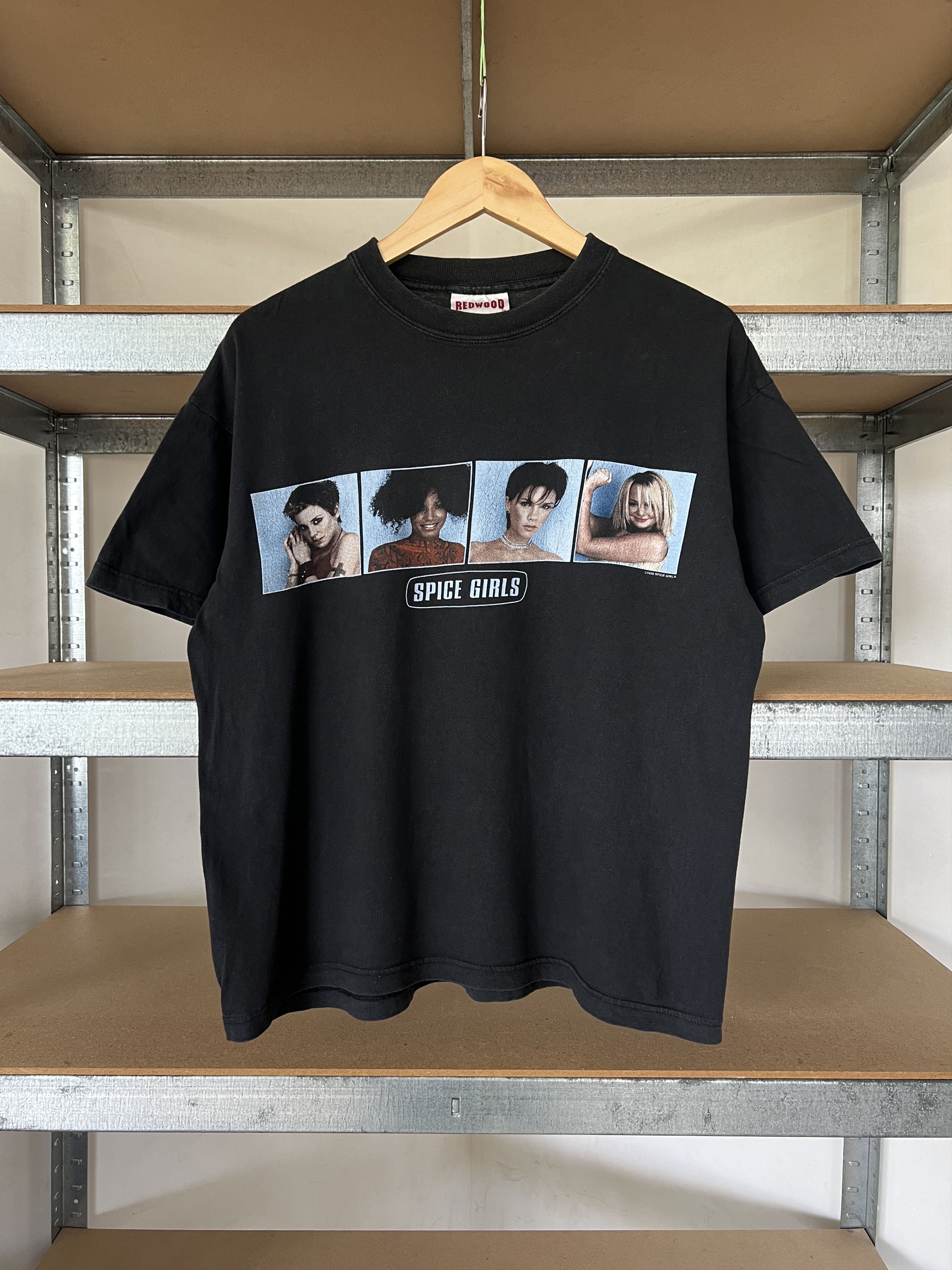 image of Band Tees x Rock T Shirt Spice Girls Vintage 1999 Band Tour Tee in Black, Men's (Size Medium)