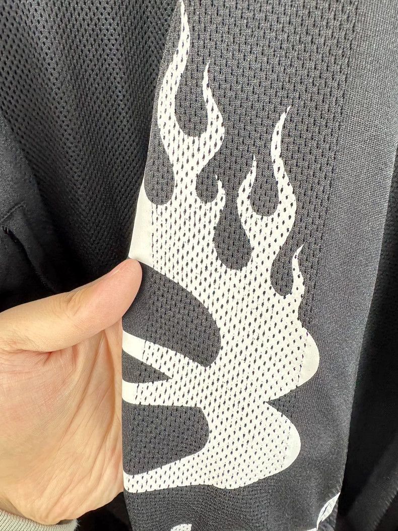 Balenciaga Balenciaga new flame logo mesh coach jacket-2506 Size US XS / EU 42 / 0 - 5 Thumbnail