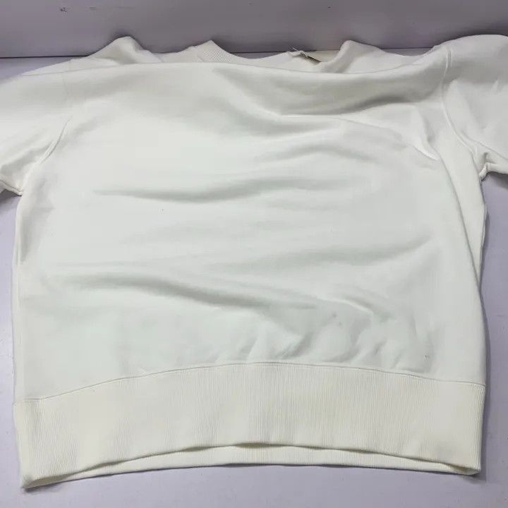 Fendi Fendi White Long Sleeve Knit Sweatshirt -2507 Size S / US 4 / IT 40 - 9 Thumbnail