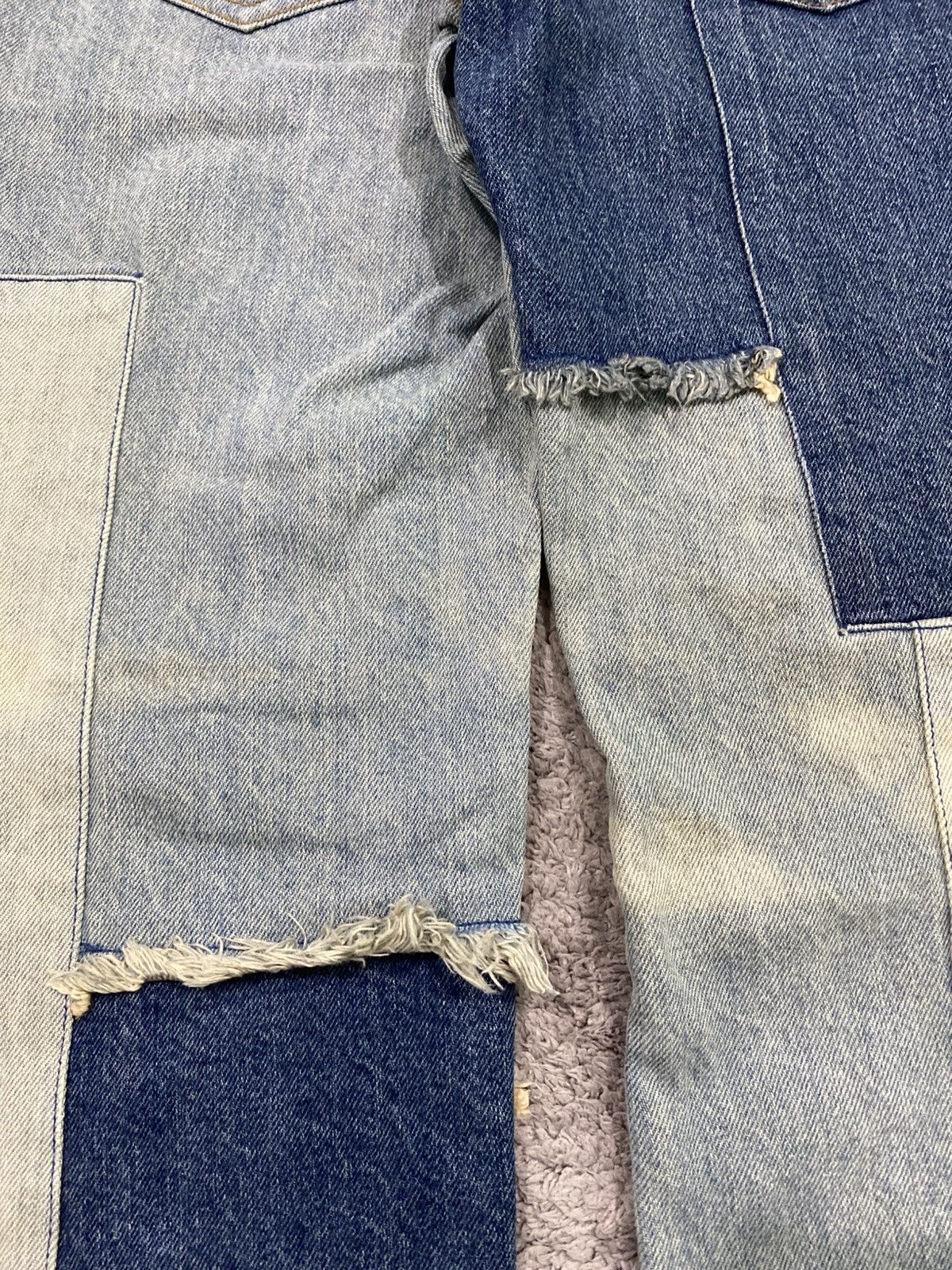 Kapital The Hipsite Patcwork Distressed Flare Denim Kapital Hysteric Size US 28 / EU 44 - 14 Thumbnail