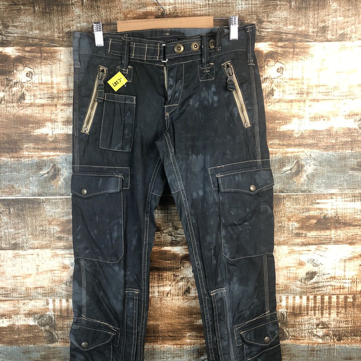 Ralph Lauren DLL Ralph Lauren faded Cargo Multipocket Pants #C287 Size US 27 - 2 Thumbnail