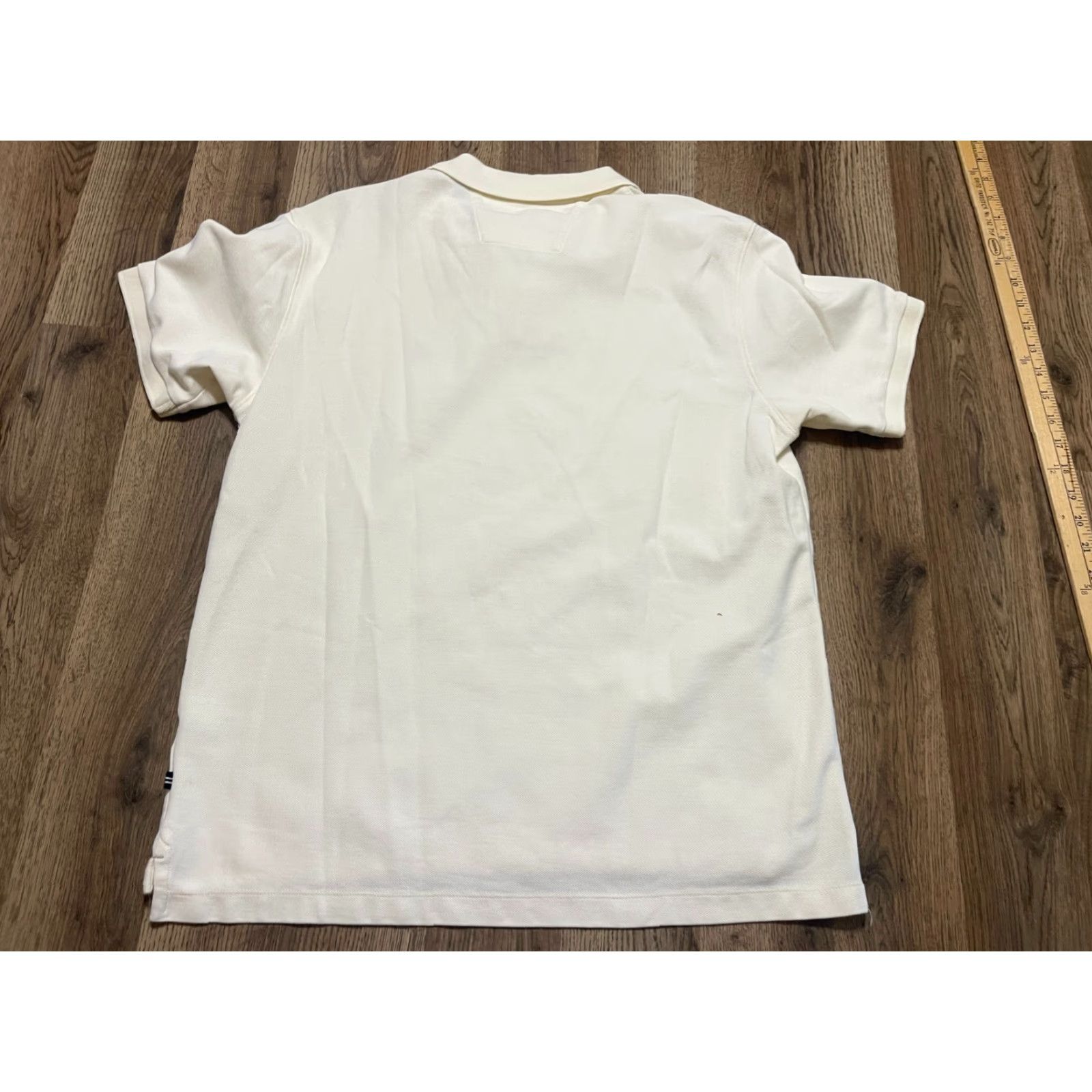 Nautica Nautica Polo Shirt Mens Medium White Short Sleeve Regular Fit Modern Casual Size US M / EU 48-50 / 2 - 2 Thumbnail
