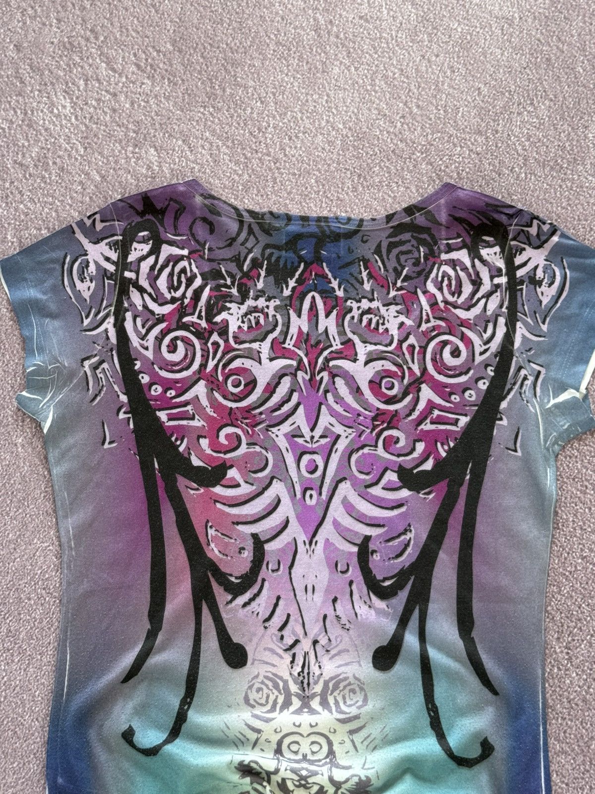 Harley Davidson Harley Davidson Cyber Grunge Y2K Glamour Print Crazy T-Shirt Size M / US 6-8 / IT 42-44 - 9 Thumbnail