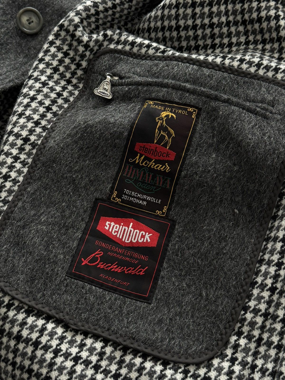 Vintage Vintage Steinbock 'Himalaya' Grey Loden Mohair Coat Size US M / EU 48-50 / 2 - 7 Thumbnail