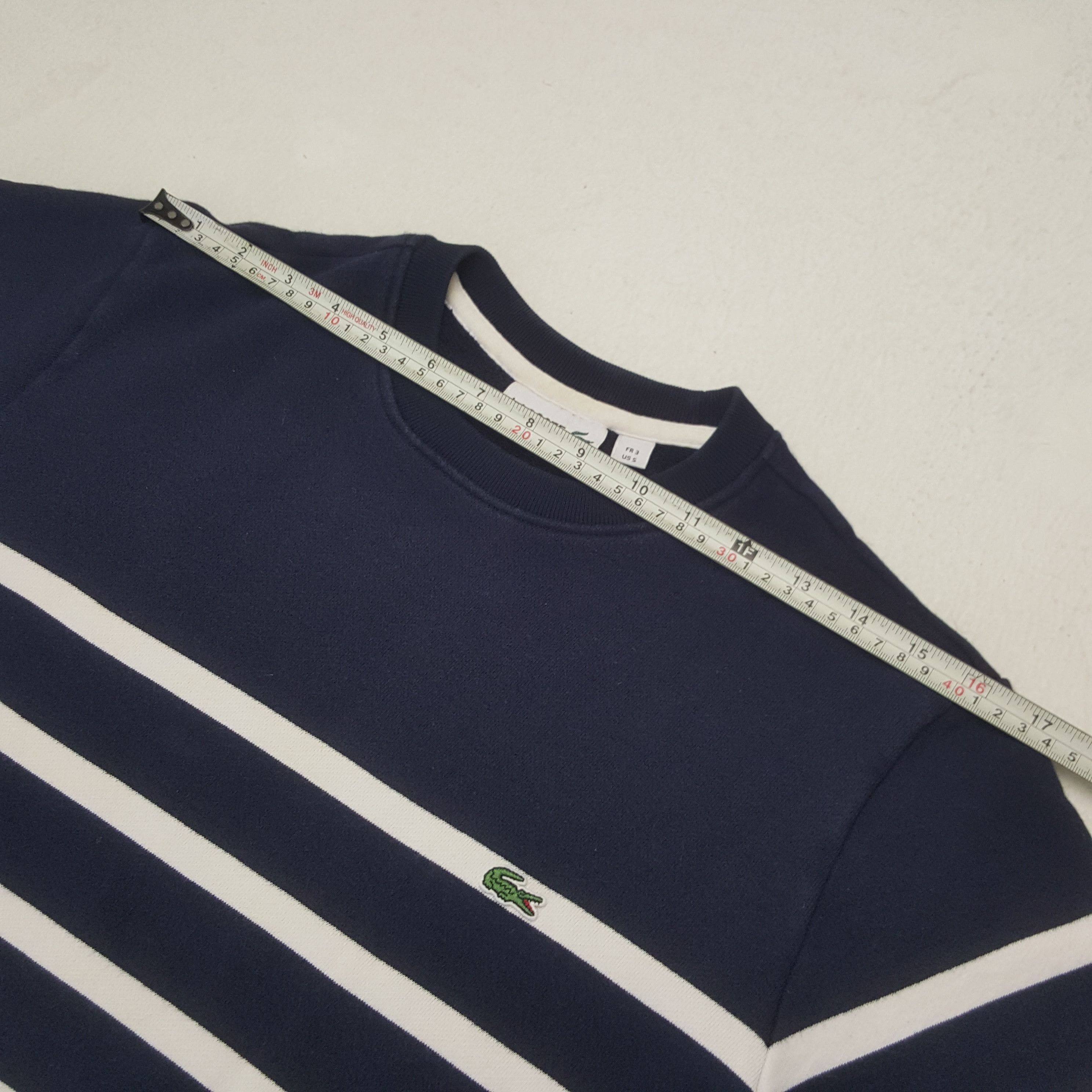 Lacoste × Vintage Vintage Lacoste Sport Style Stripes Sweatshirt Size US S / EU 44-46 / 1 - 5 Thumbnail
