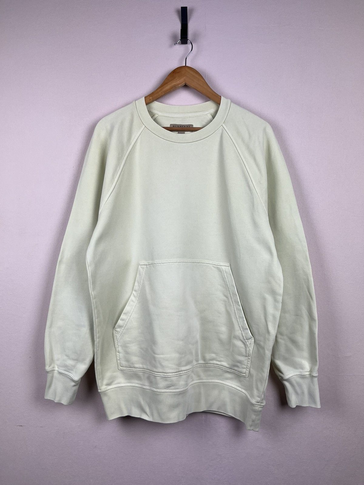 Burberry Vintage Burberry London England Sweatshirt Front Pocket M Size US M / EU 48-50 / 2 - 2 Thumbnail