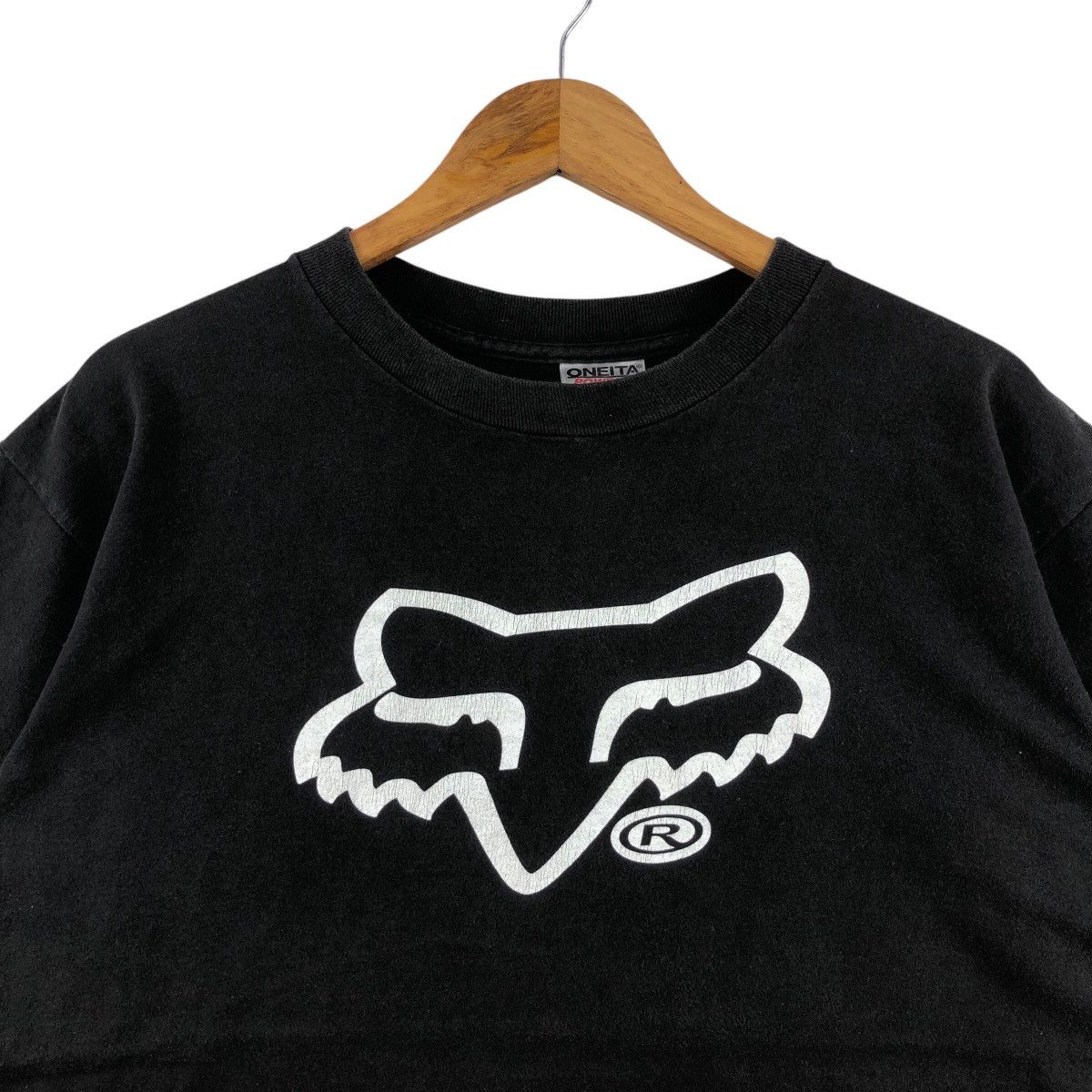 Fox Racing Vintage 90s FOX Racing Tee Shirt Oneita Tag Size US L / EU 52-54 / 3 - 2 Thumbnail