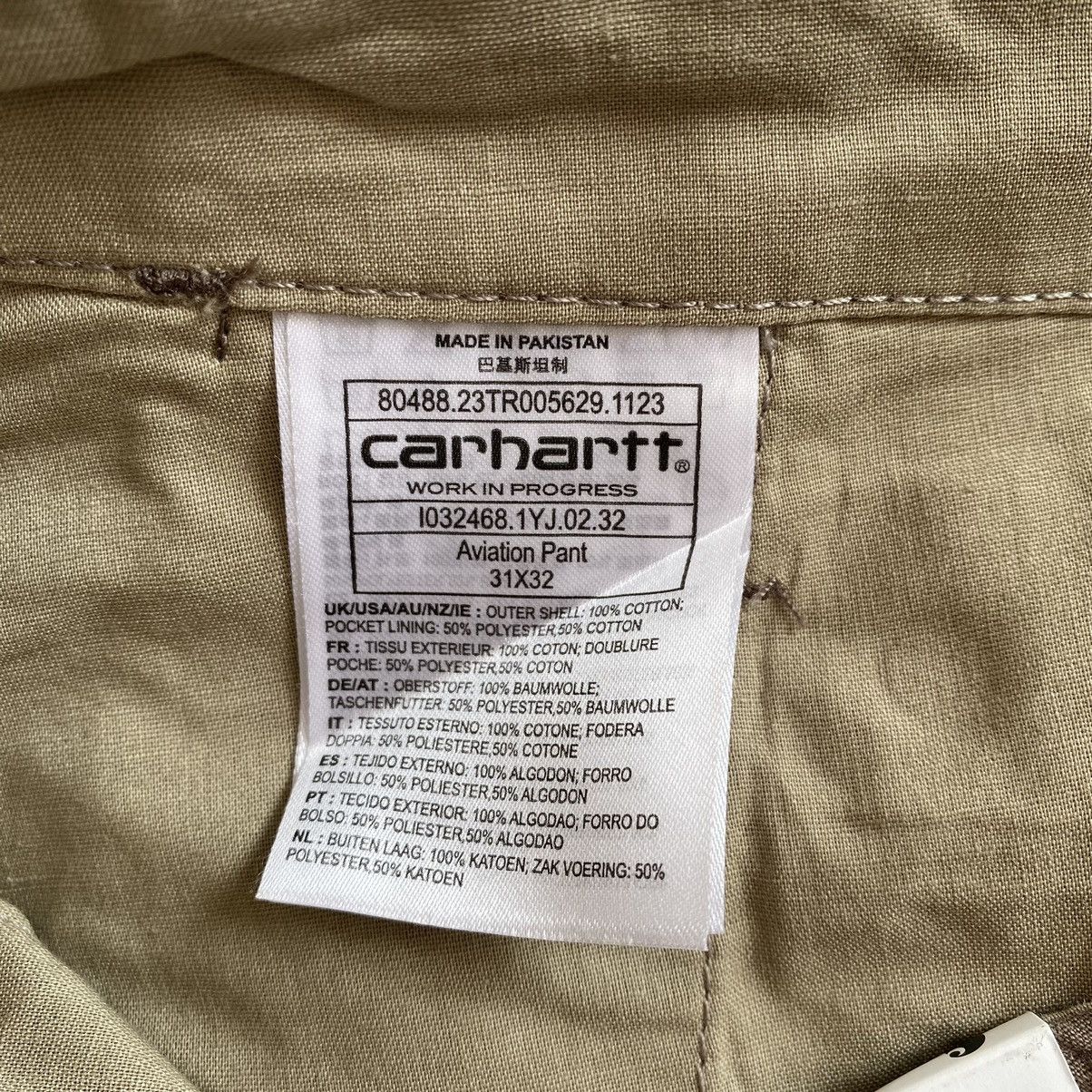 Carhartt Carhartt aviation Pants Beige Size US 31 - 6 Thumbnail