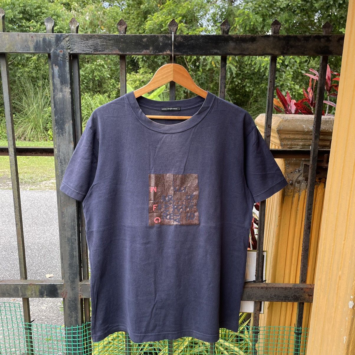 Marithe + Francois Girbaud 🔥Vintage Marithe Fancois Girbaud Box Logo Spellout Tee Size US L / EU 52-54 / 3 - 1 Thumbnail