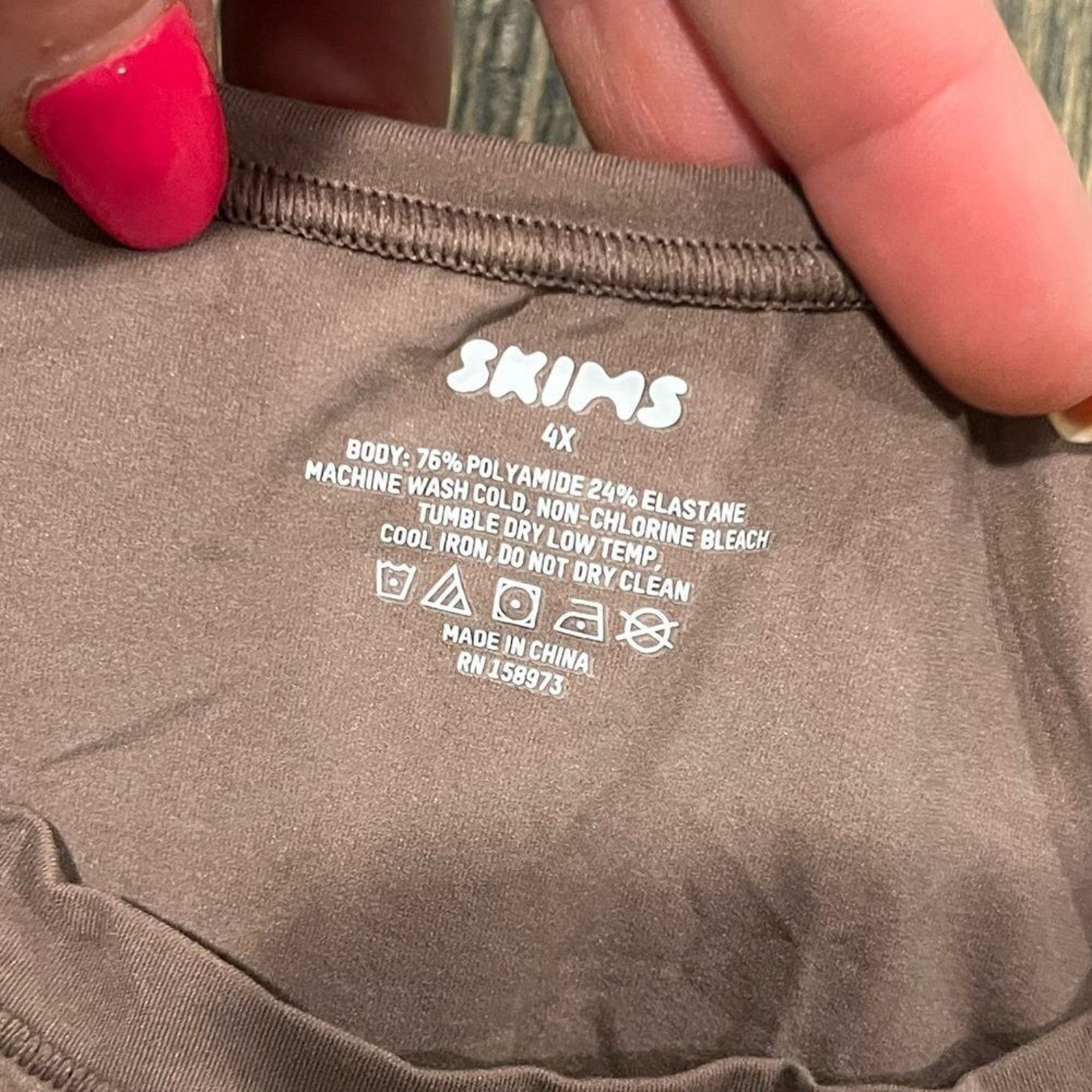 SKIMS NWT Skims Fits Everybody Super Cropped T-Shirt Crewneck 4X Size 4XL / US 24-26 - 2 Thumbnail