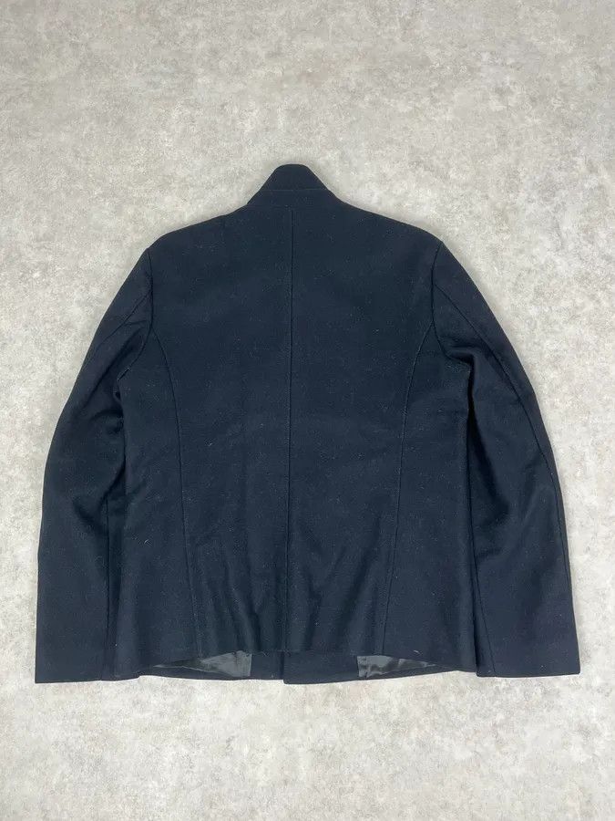 Emporio Armani AW2008 Emporio Armani Black Asymmetrical Officer Jacket Size US M / EU 48-50 / 2 - 5 Thumbnail