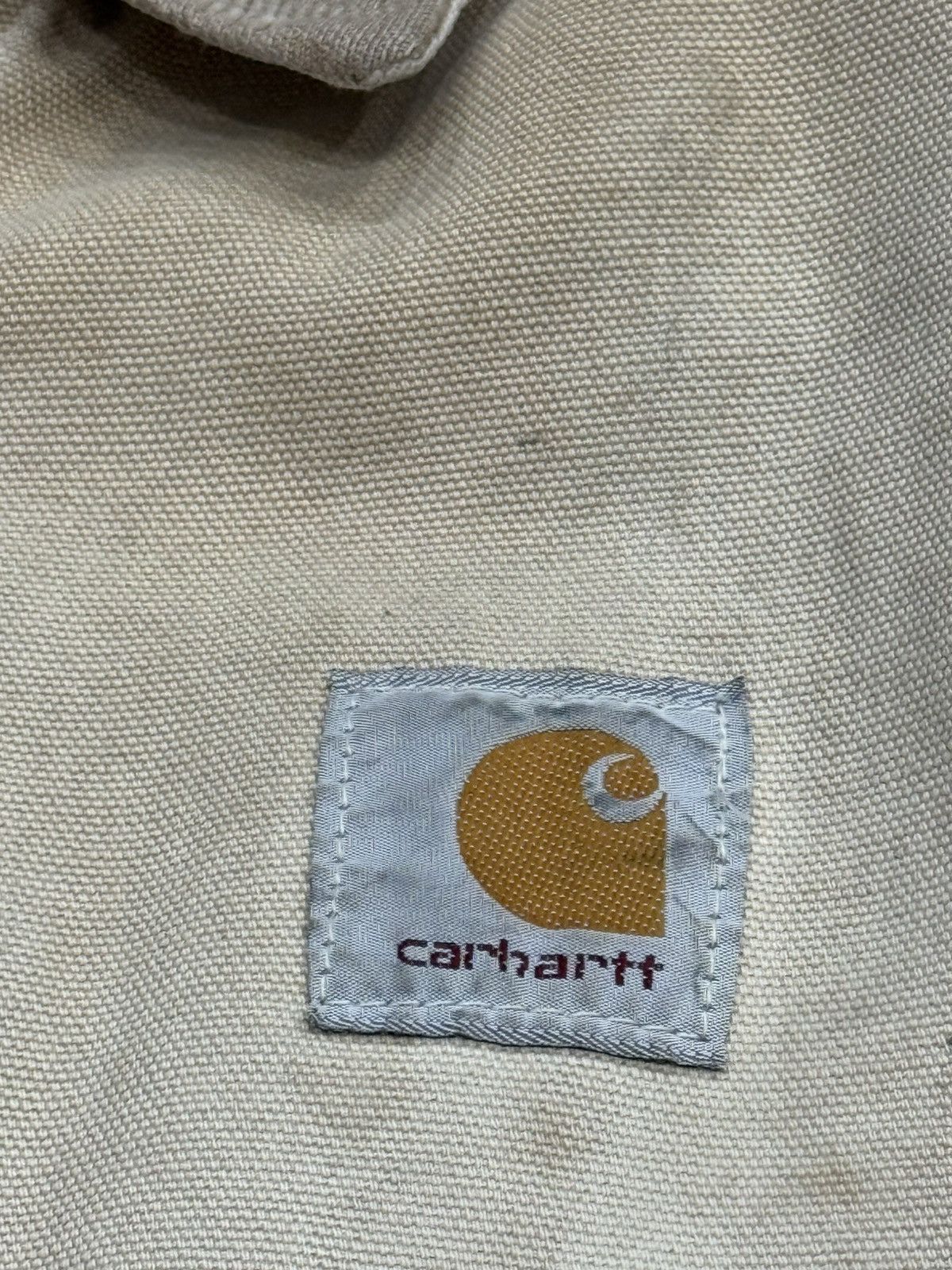 Carhartt Vintage 80s Carhartt Detroit Style Jacket (Thrashed) Size US L / EU 52-54 / 3 - 7 Thumbnail