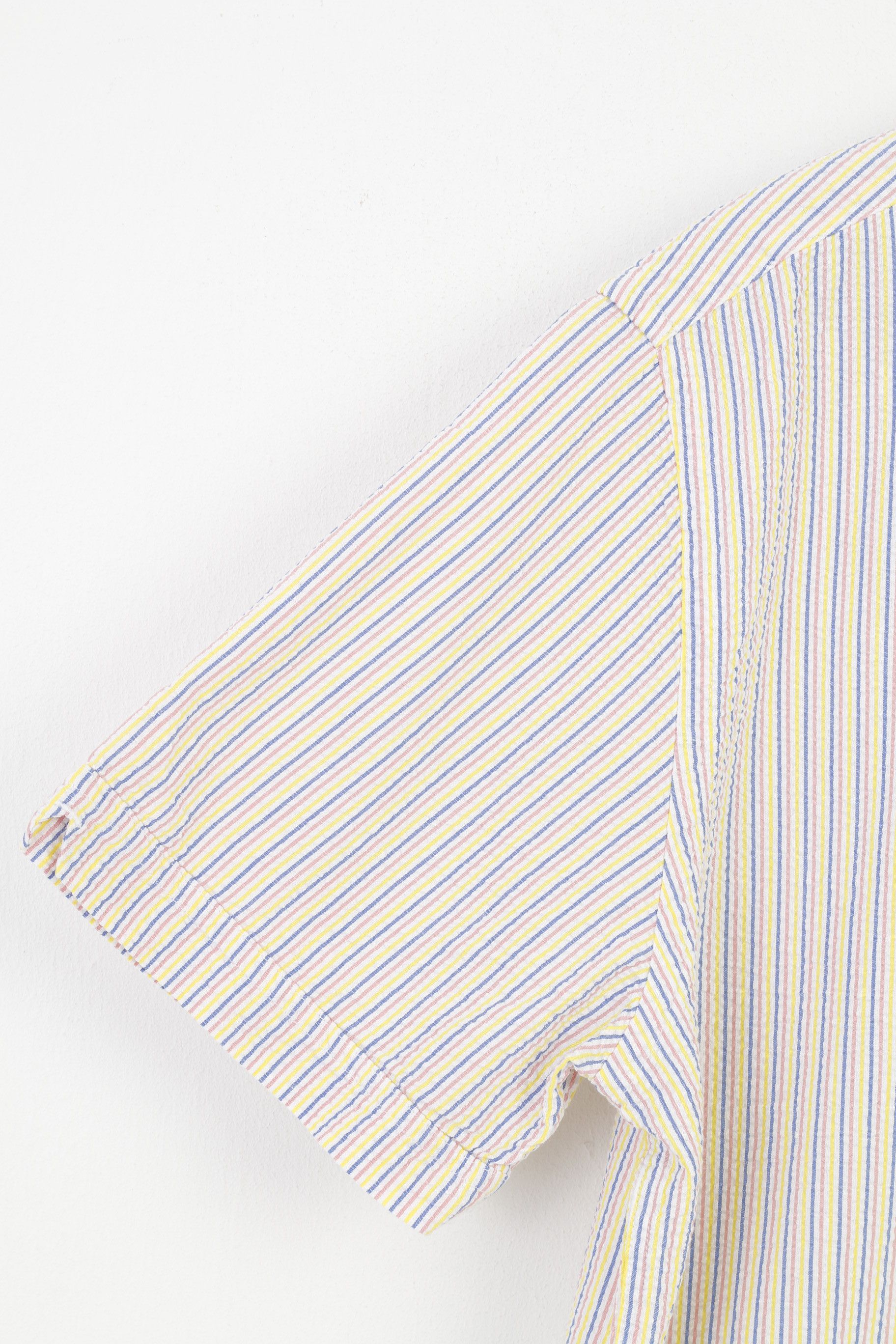 Vintage Samuel Windsor Men L Casual Shirt Striped Short Sleeve 4102 Size US L / EU 52-54 / 3 - 3 Thumbnail