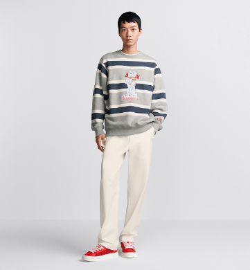 Dior o1w1db10625 Sweater in Multicolor Size US M / EU 48-50 / 2 - 7 Thumbnail