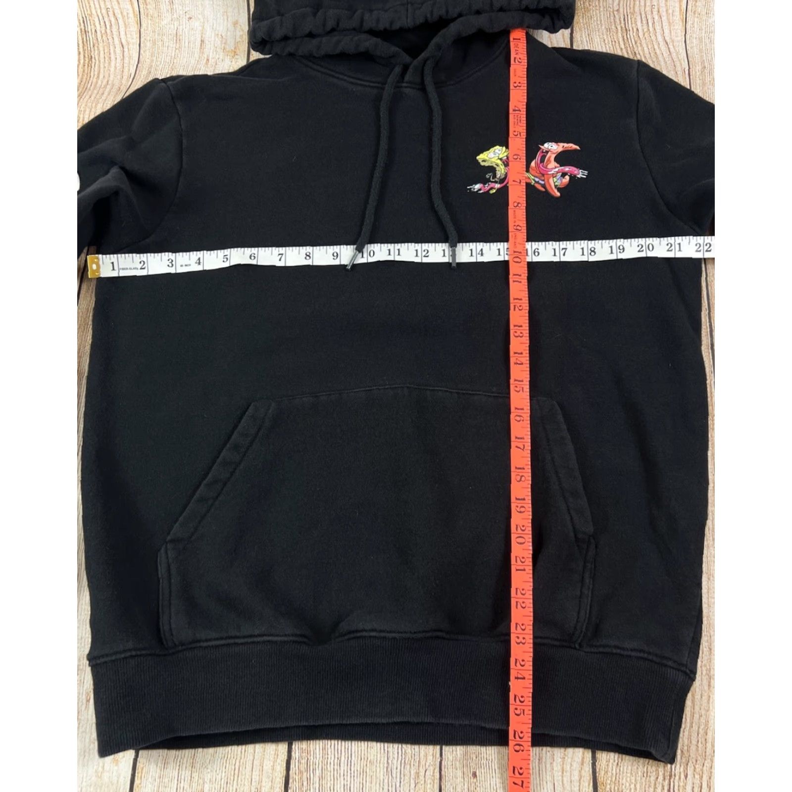 H&M H&M Mens Hoodie Graphic Print Krabby Patty Spongebob Black 90s Pullover Size M Size US M / EU 48-50 / 2 - 3 Thumbnail