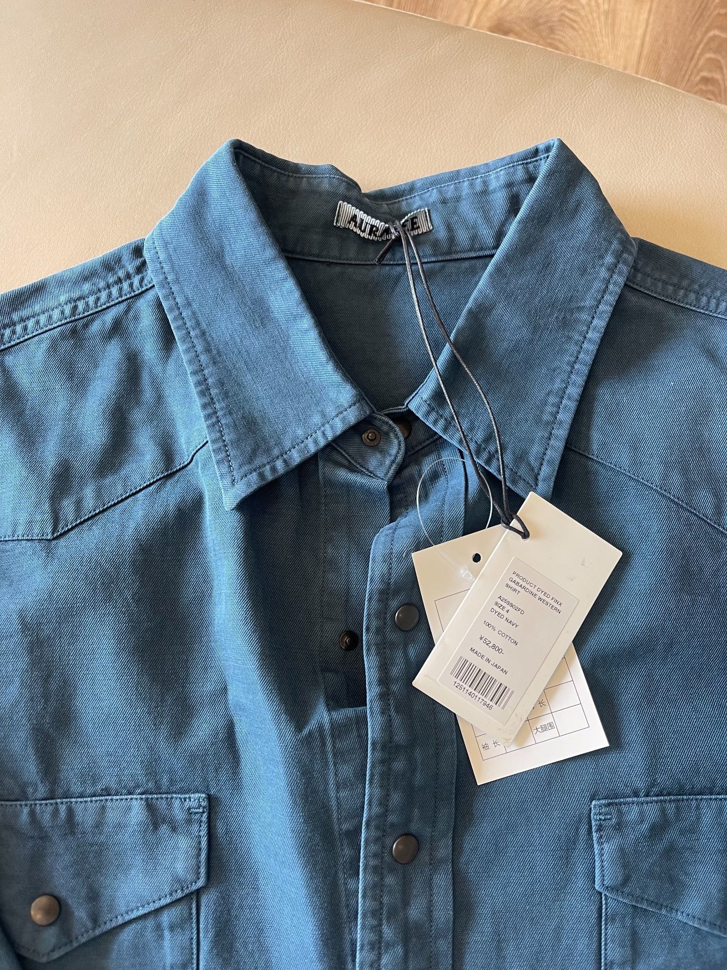 Auralee Auralee Product Dyed Western Shirt Size US XL / EU 56 / 4 - 2 Thumbnail