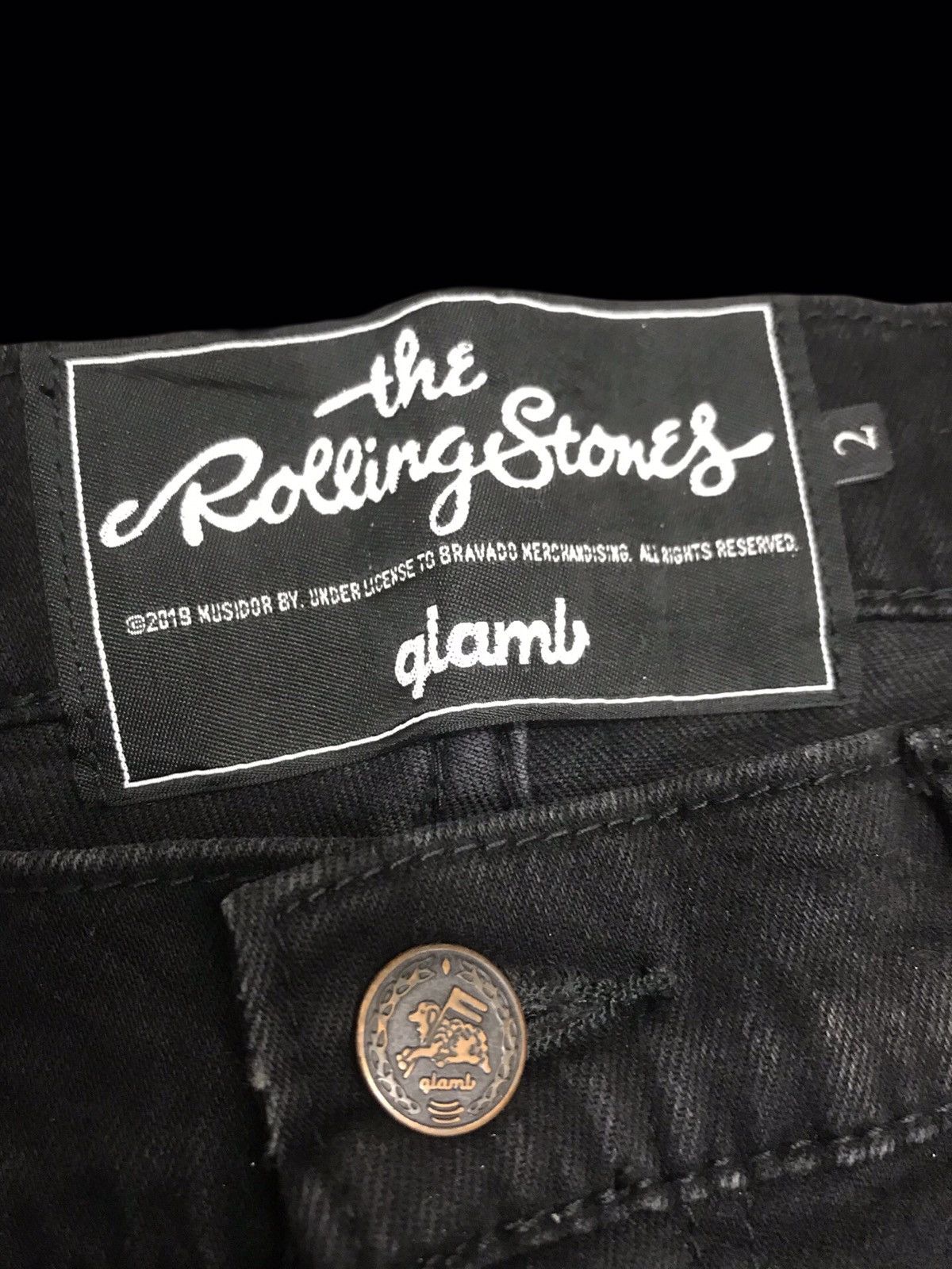 The Rolling Stones 💥ARCHIVAL💥glambXthe RollingStone Heavy Patchwork Pant F148 Size US 31 - 9 Thumbnail