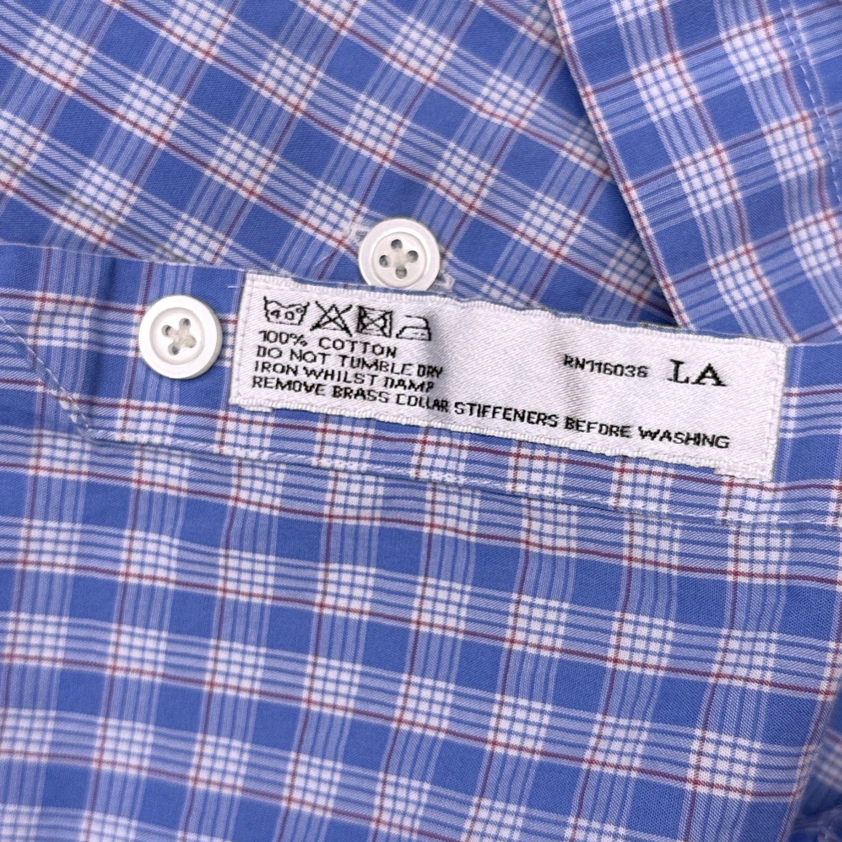 Charles Tyrwhitt **Charles Tyrwhitt Slim Fit Blue Plaid Dress Shirt Mens 17** User: Charles Tyrwhitt Slim Fit Blue Plaid Dress Shirt Mens 17 Size 46R - 7 Thumbnail