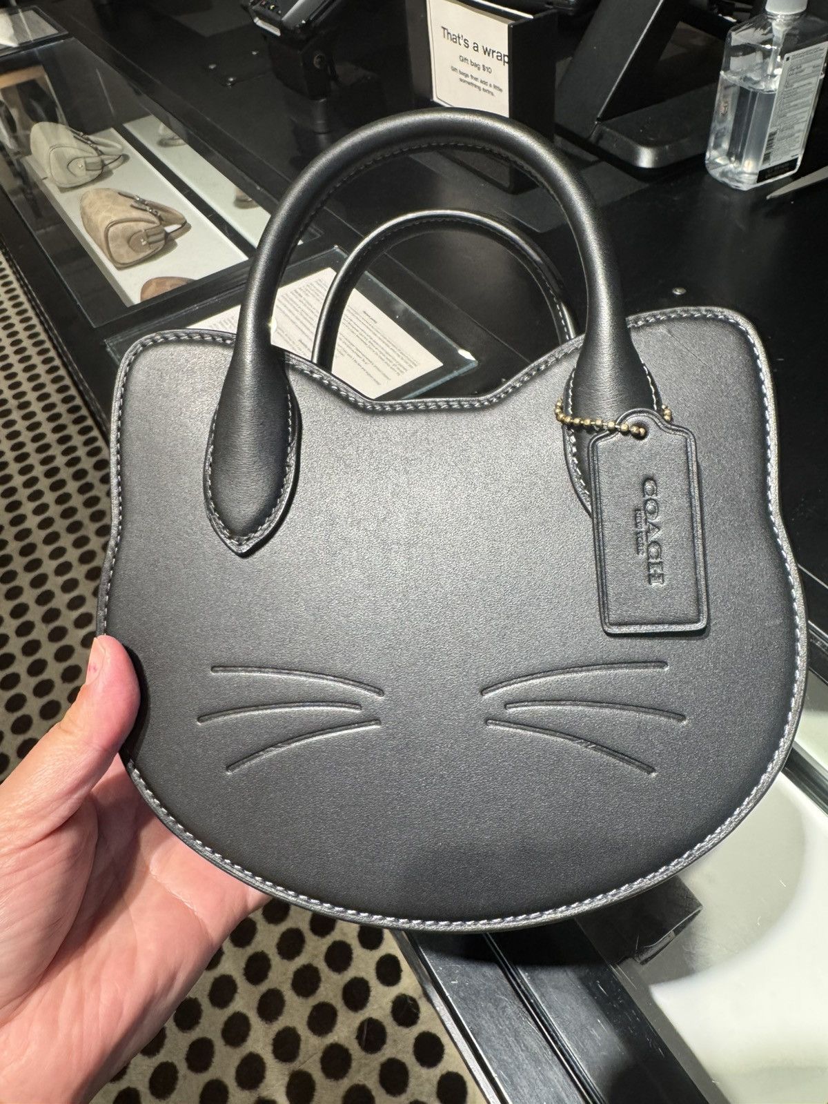 Coach Coach Halloween Cat Crossbody Bag NWT CW615 Black Multi Size ONE SIZE - 9 Thumbnail