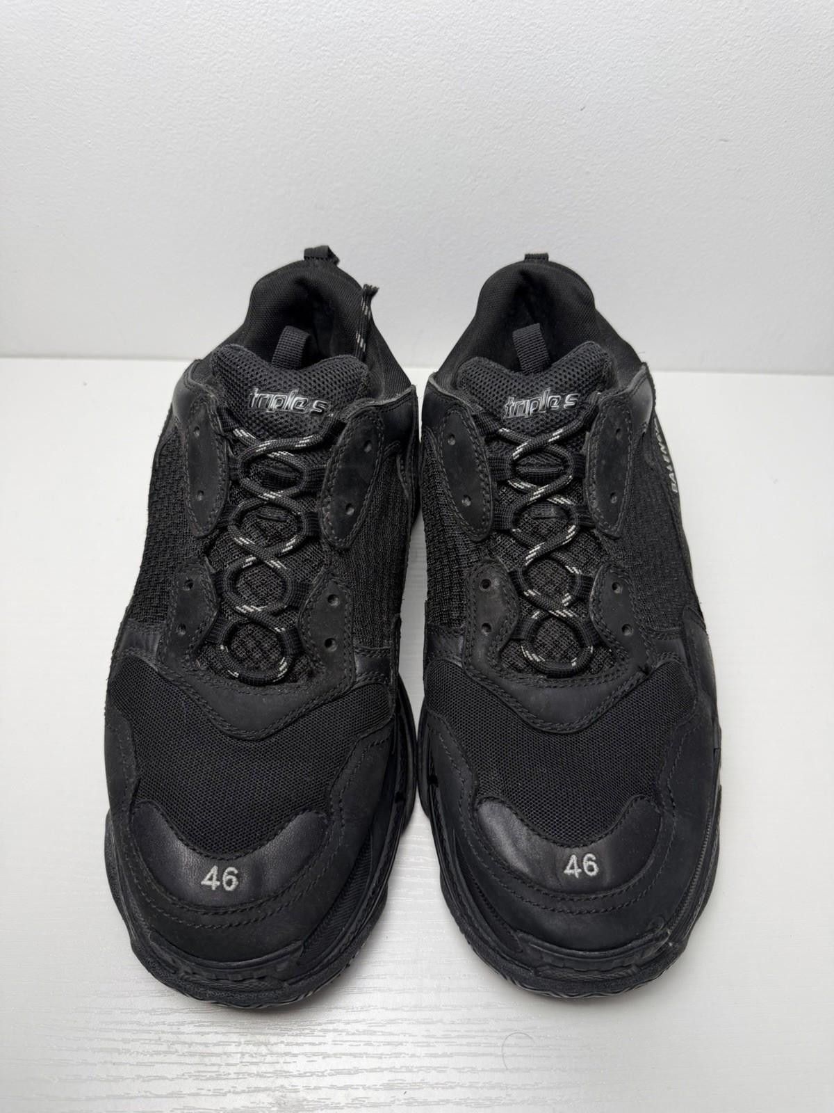 Balenciaga Balenciaga Triple S Black Sneakers Men’s EU 46 US 13 Size US 13 / EU 46 - 2 Thumbnail