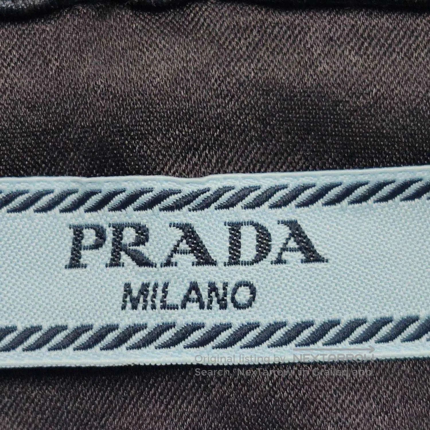 Prada Prada Black Silk Pleated Midi Skirt . Size 39" - 3 Thumbnail