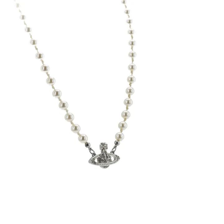 Vivienne Westwood Vivienne Westwood Mini Bas Relief Choker Necklace 0079 Size ONE SIZE - 1 Thumbnail