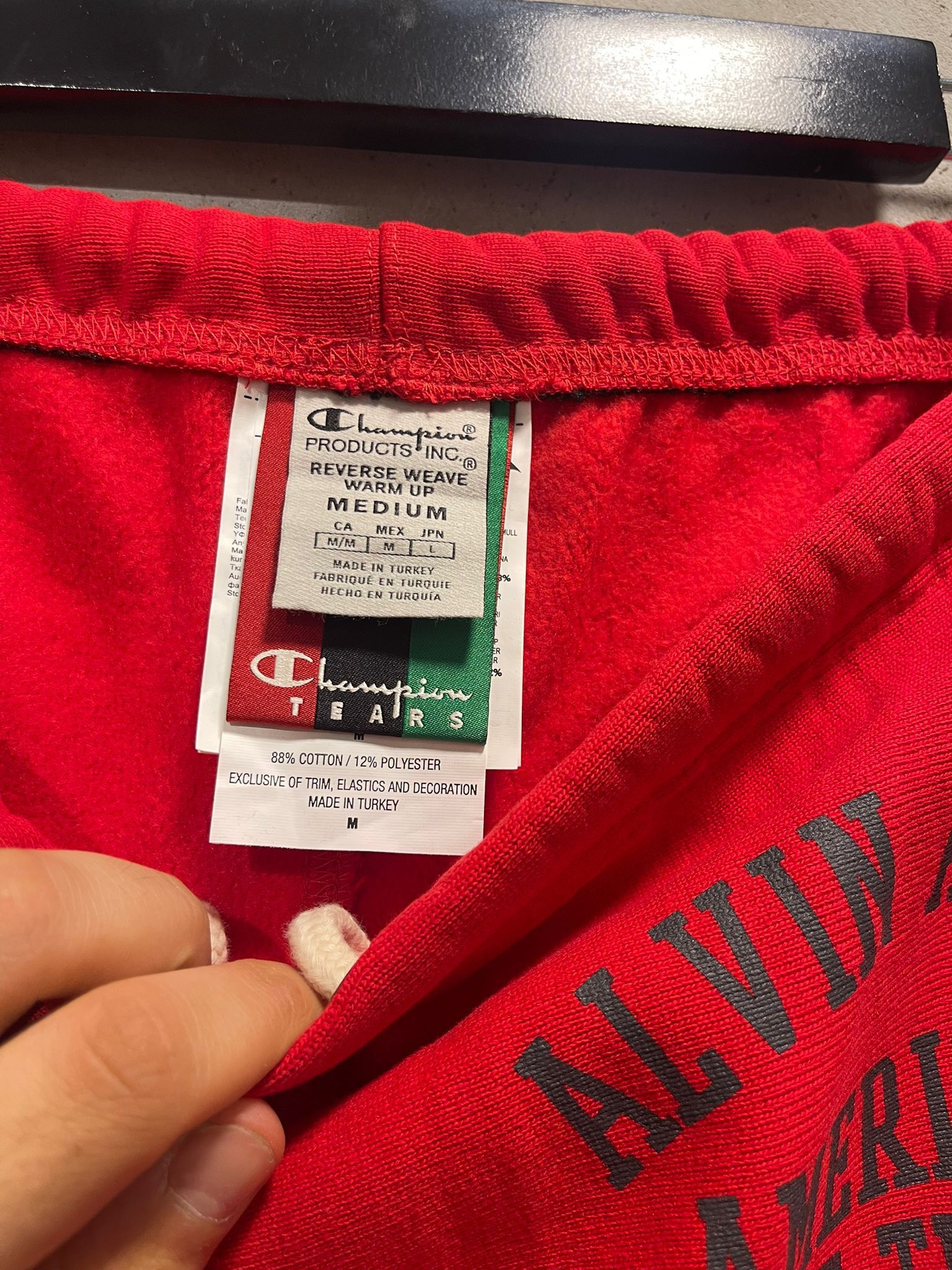 Champion × DENIM TEARS Champion x Denim Tears Red Revelations Pants Size US 32 / EU 48 - 5 Thumbnail