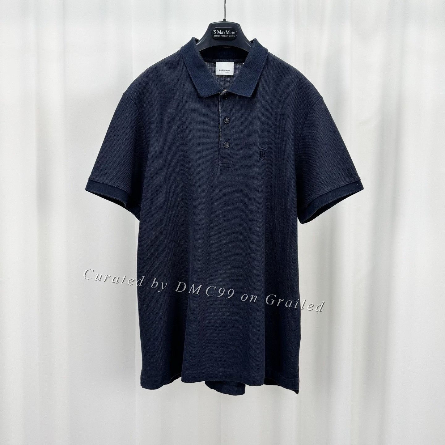 Burberry Burberry Check Embroidered Polo Short Sleeve Size US L / EU 52-54 / 3 - 1 Thumbnail