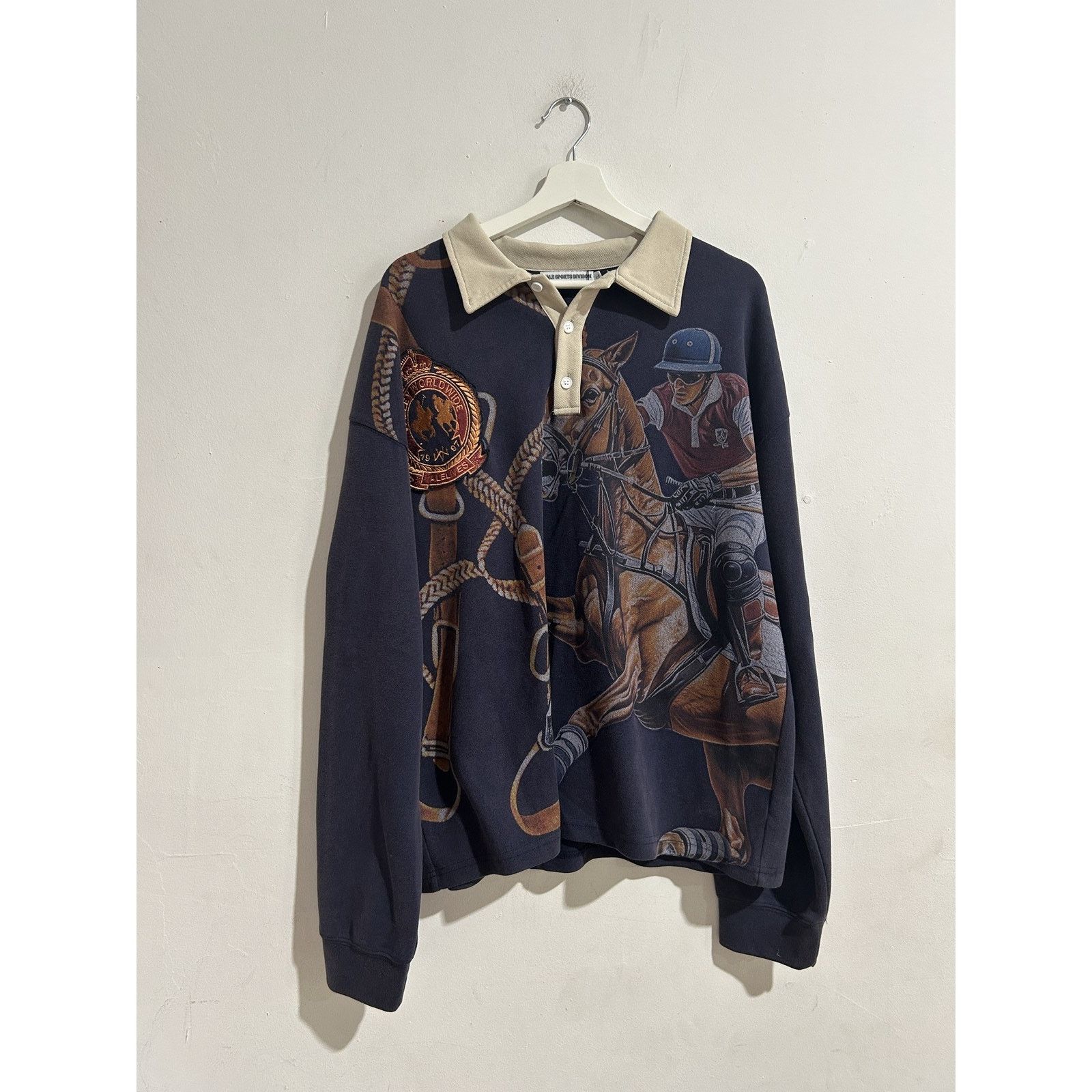 VALE FOREVER ラグビーシャツ 希少S！ VALE FOREVER ラグビーシャツ