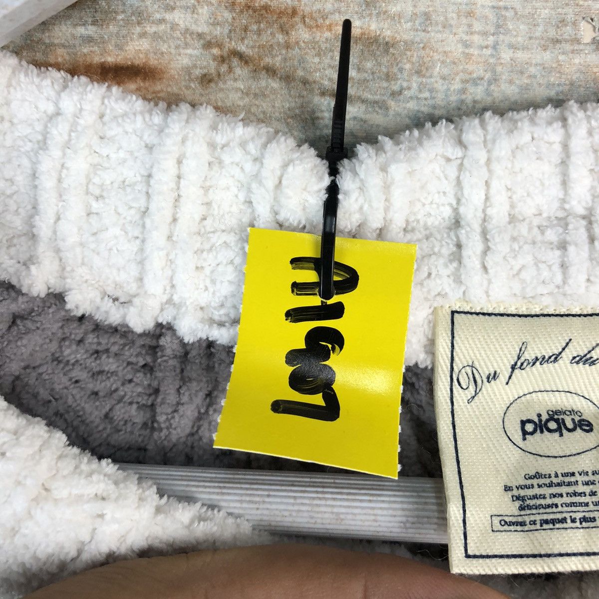 Japanese Brand × OVER THE STRiPES Pique Stripe White Knitwear #A1907 Size M / US 6-8 / IT 42-44 - 10 Thumbnail