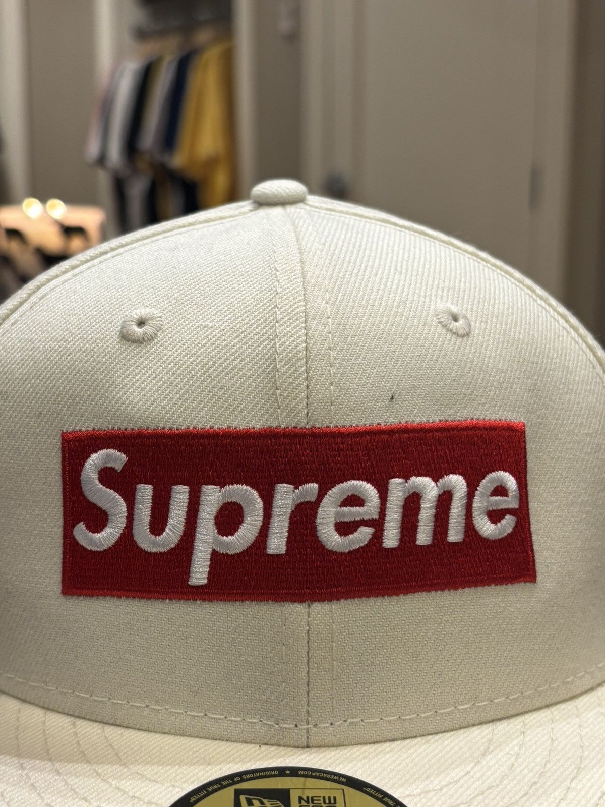 New Era × Supreme Supreme New Era World Famous Hat White Size ONE SIZE - 9 Thumbnail