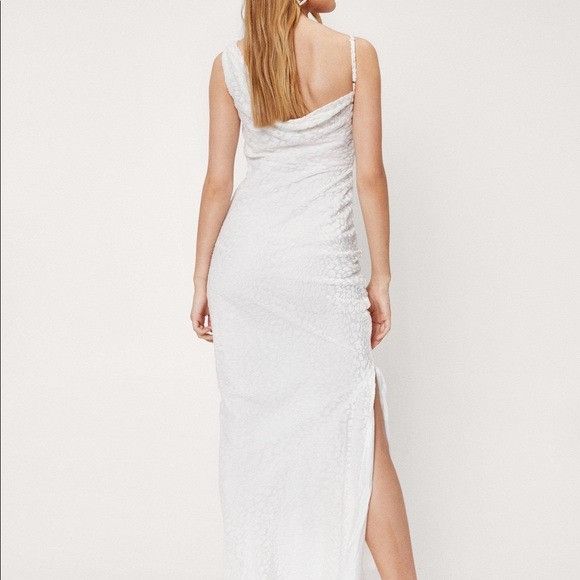 Nasty Gal NWT New Nasty Gal Cowl Neck Split Hem Maxi Dress Size M / US 6-8 / IT 42-44 - 4 Thumbnail