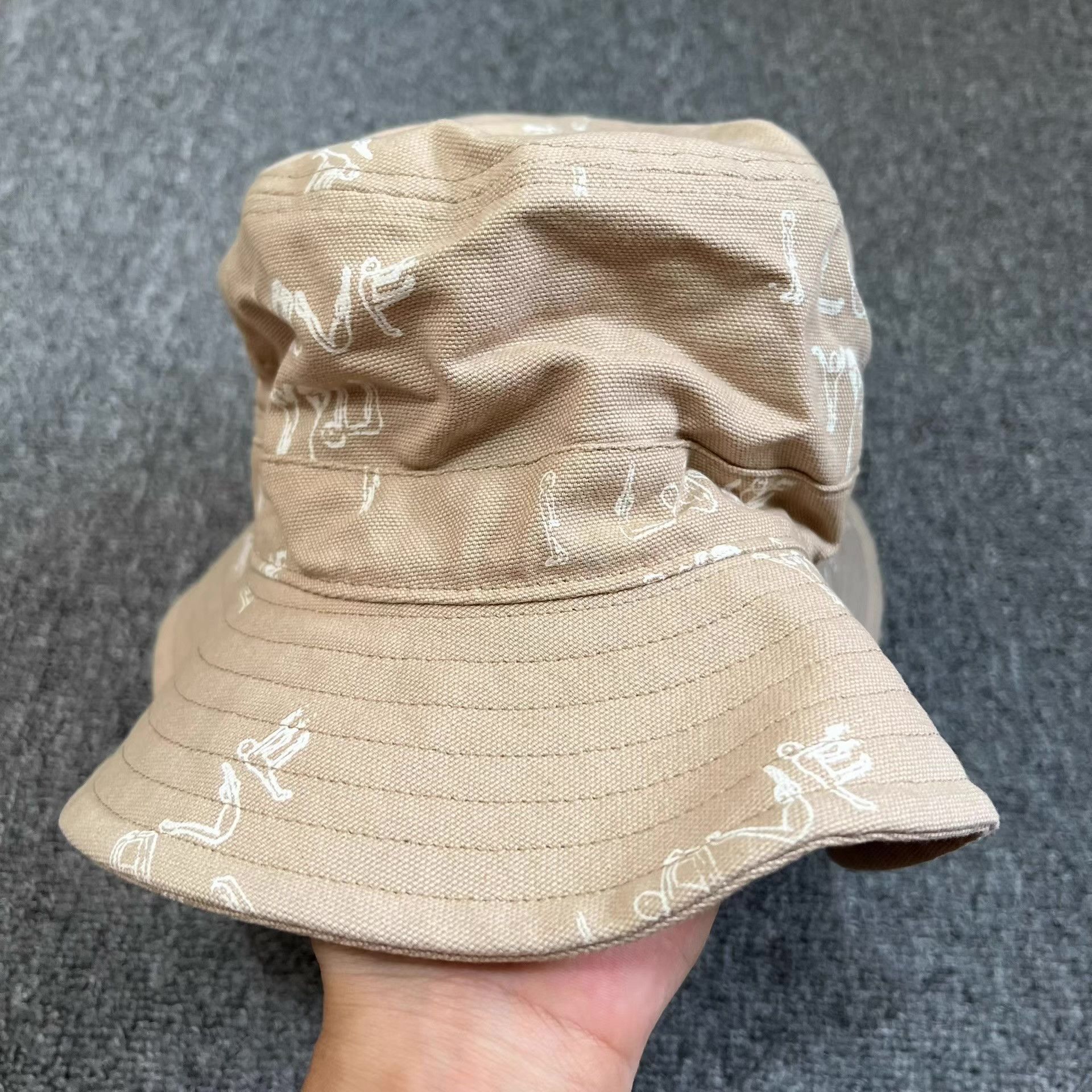 Fucking Awesome Fucking Awesome I Love You Bucket Hat Q7 Size ONE SIZE - 6 Thumbnail