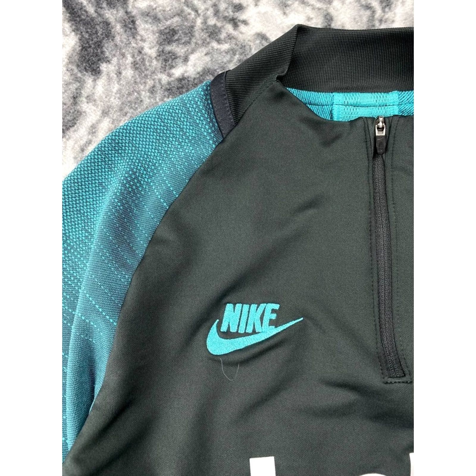 Nike Nike Tracksuit Shirt? 1/4 Zip? Retro? No—Keep to original words: Nike Barcelona 1/4 Zip Tracksuit 2019 2020 Drill Top And Pants Men Size S Black Size 36R - 3 Thumbnail