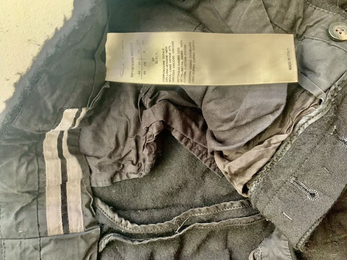 Rick Owens Wool rick Owen’s Larry F/W 19 trousers Size US 30 / EU 46 - 4 Thumbnail
