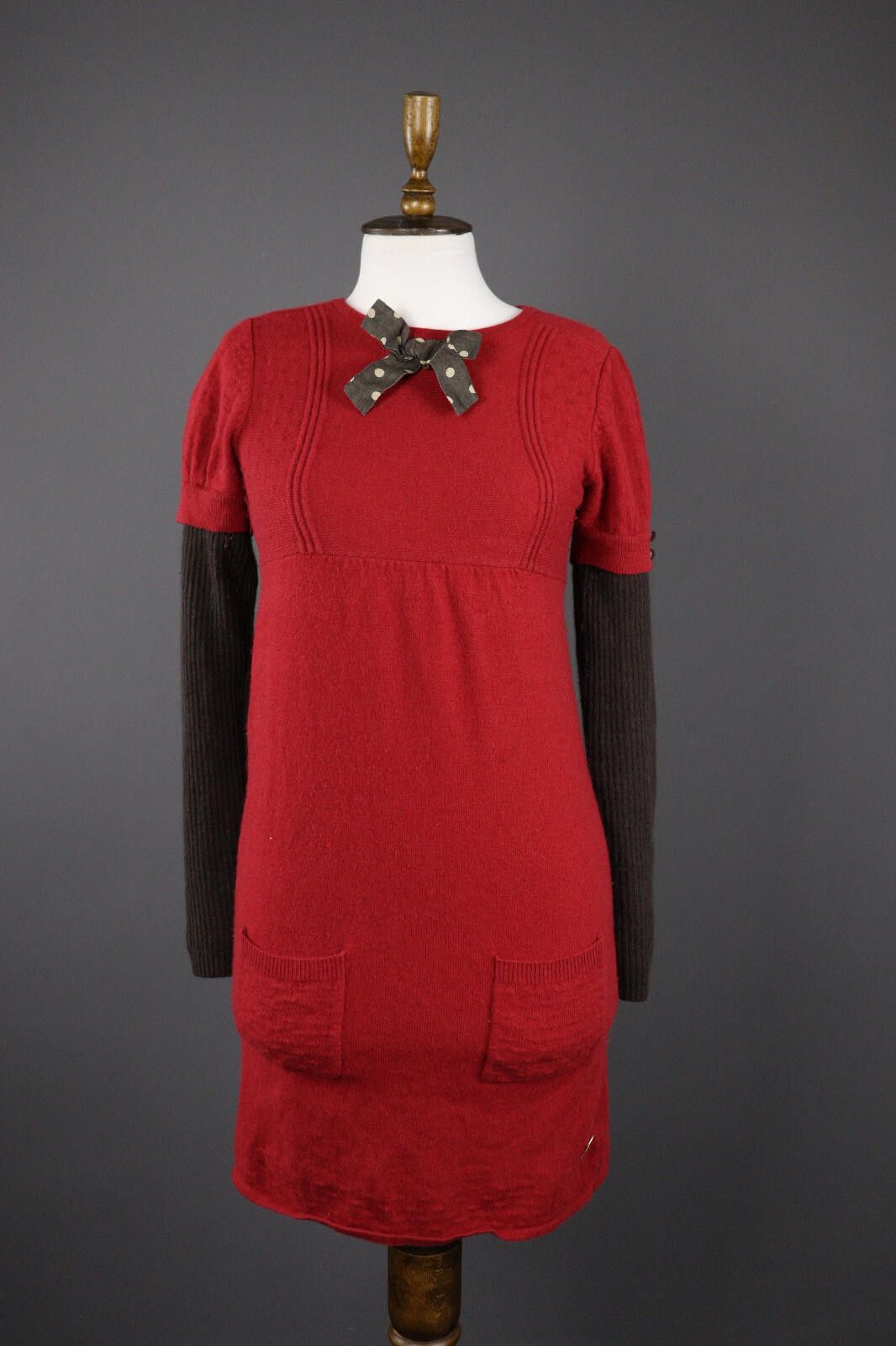 Kenzo Girls Kenzo Wool Designer Casual Knit Sweater Dress Size M Size M / US 6-8 / IT 42-44 - 2 Thumbnail