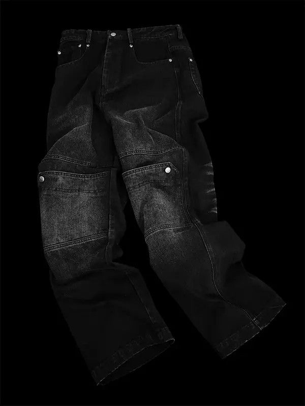 VIBE Heavy Duty Pocket Hardware Straight Leg Work Jeans Size US 32 / EU 48 - 6 Thumbnail