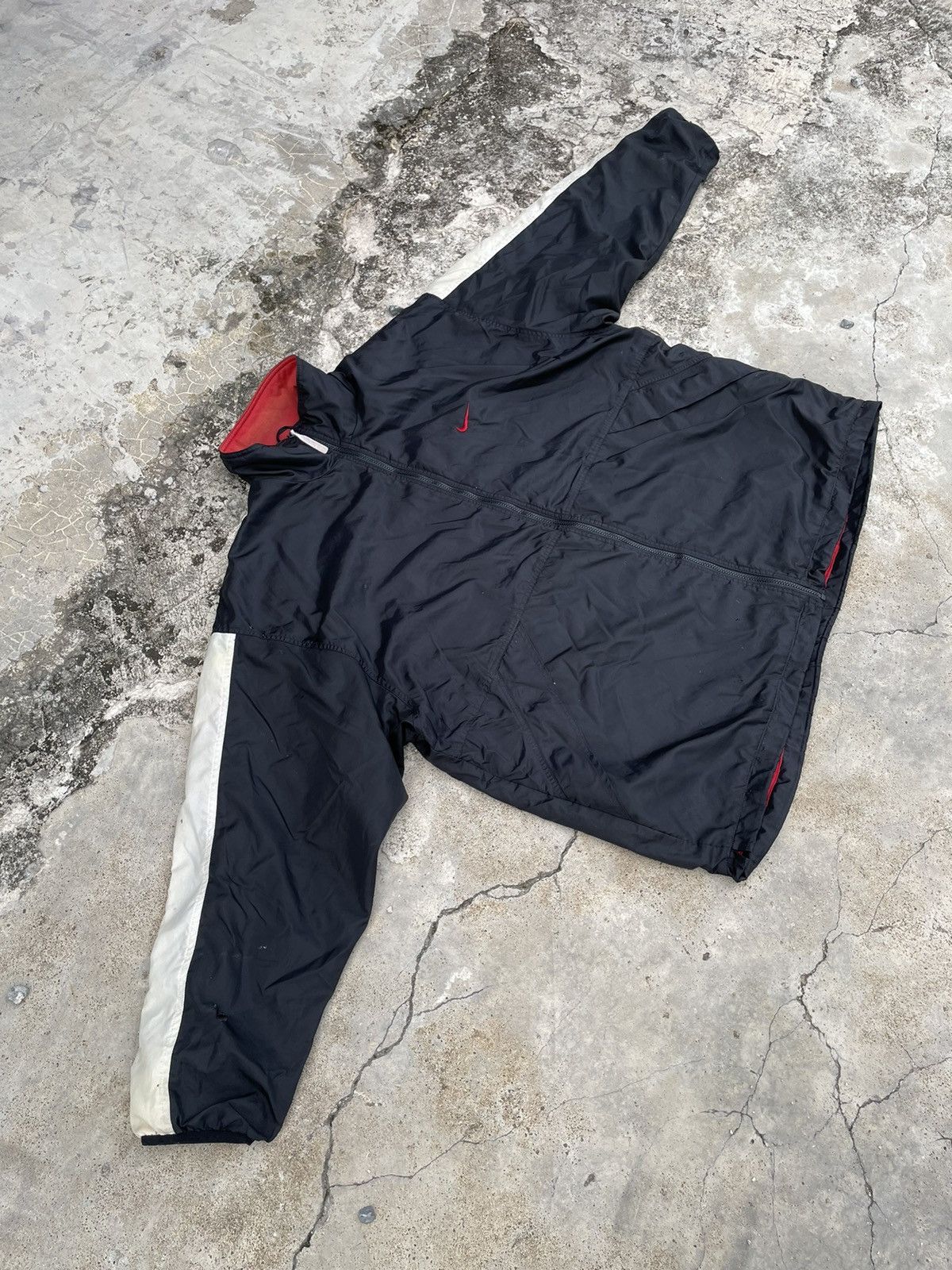 Nike Vintage 90s Nike Basketball Zipper Jacket Tracktop Oversized Size US XXL / EU 58 / 5 - 3 Thumbnail