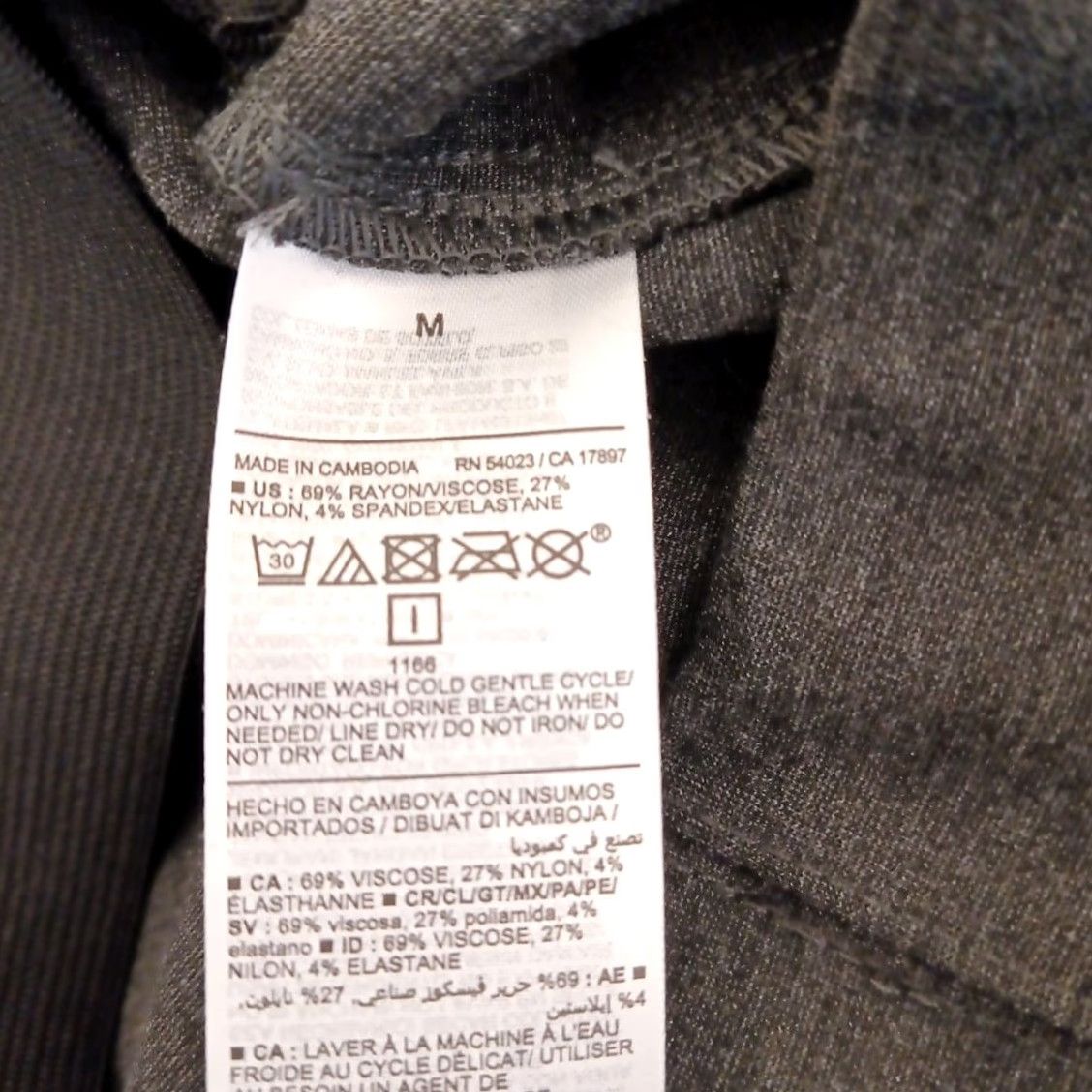 Old Navy Old Navy Pants Womens Medium Gray Skinny Ankle Pull On Elastic Waist Stretch High Rise Inseam 29 in Size 32" / US 10 / IT 46 - 8 Thumbnail