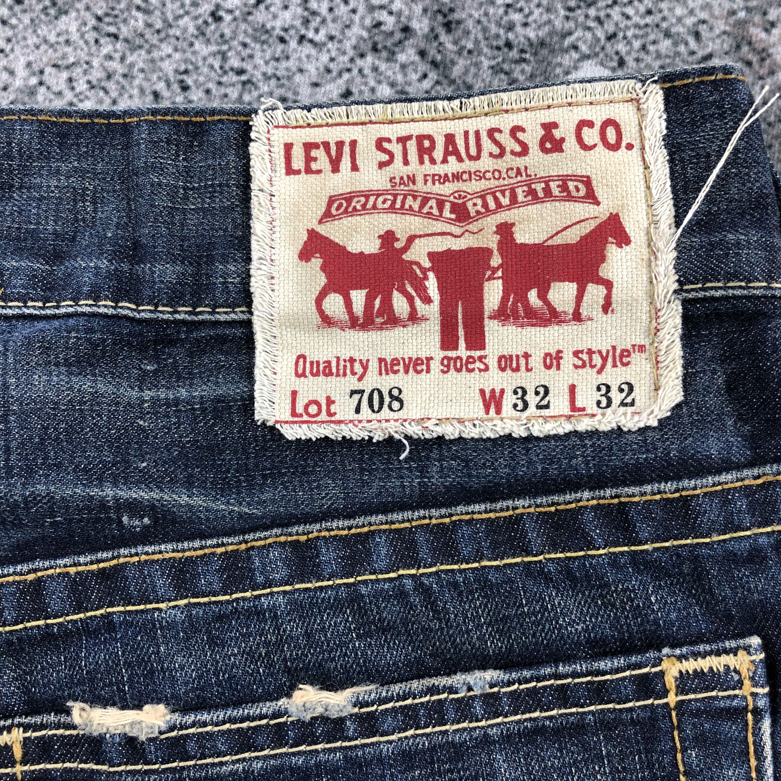Levi's Vintage Levis 708 Cargo Jeans Multi Pocket Denim KJ827 Size US 32 / EU 48 - 5 Thumbnail