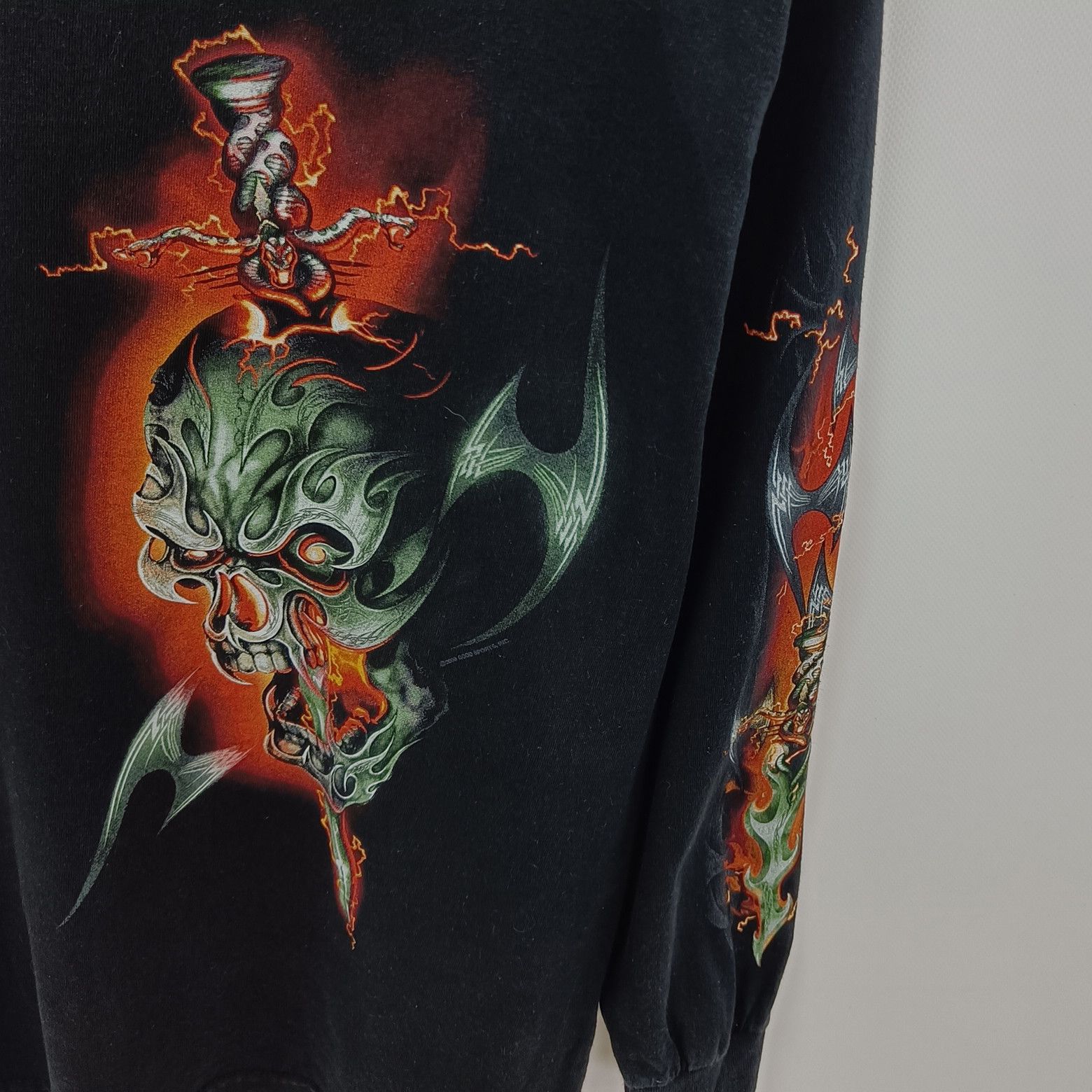 Band Tees × Vintage Vintage Dead Skull Rock Long Sleeve Shirt Size US M / EU 48-50 / 2 - 2 Thumbnail
