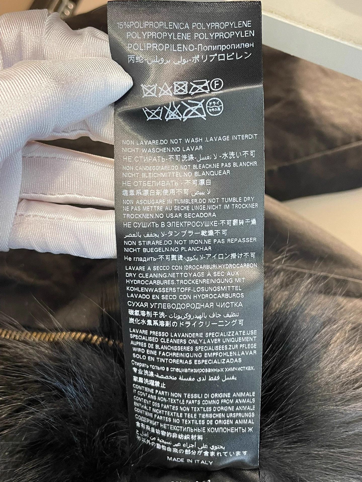 MR & MRS ITALY Mr & Mrs Italy Black Fox Fur Lining XS Jacket Size XS / US 0-2 / IT 36-38 - 7 Thumbnail