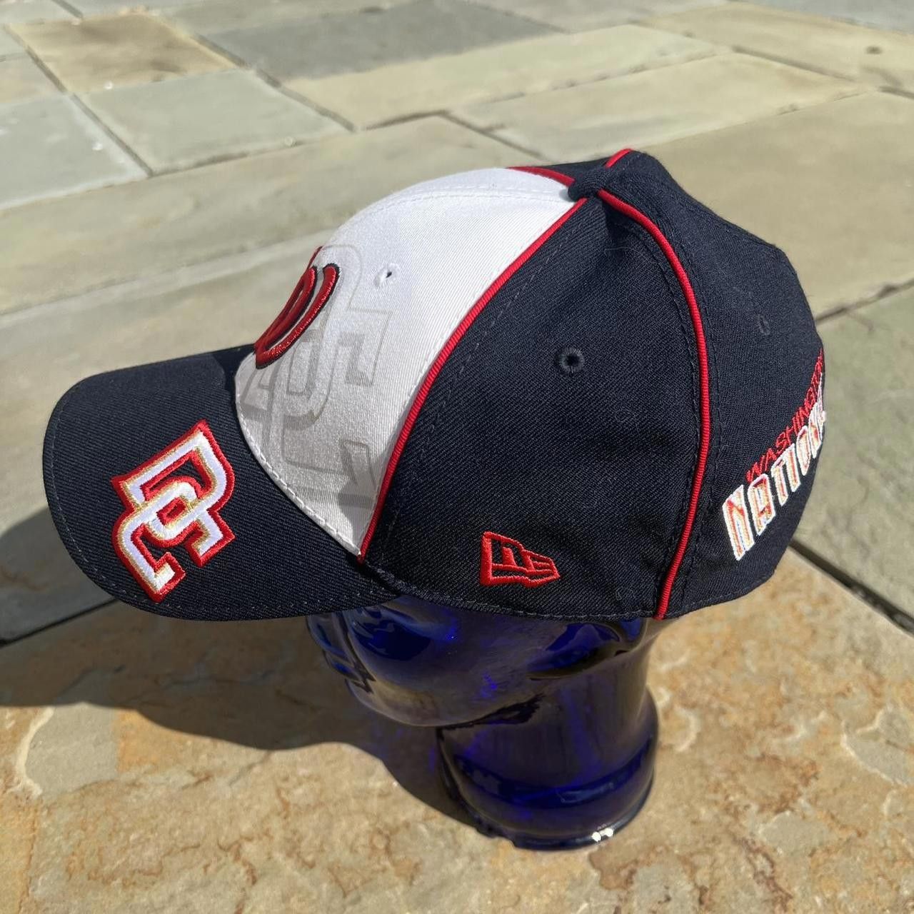 New Era Washington Nationals Two Tone Embroidered Stretch Fit Hat Size ONE SIZE - 3 Thumbnail