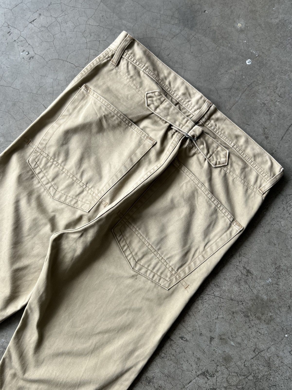 Junya Watanabe Junya Watanabe - S/S’10 Two Tone Cinch Back Chino Pants Size US 32 / EU 48 - 7 Thumbnail