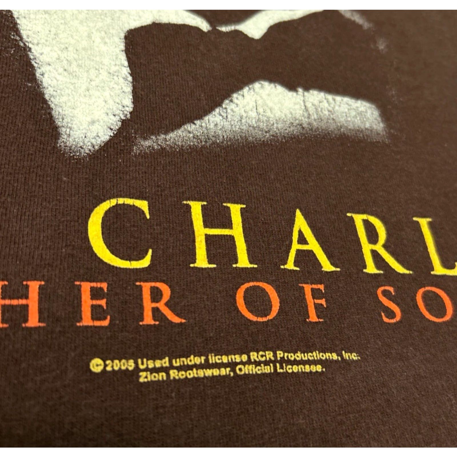 Vintage VINTAGE Ray Charles Father Of Soul 2005 VTG Shirt Mens Size M Brown Music 90s Tee Size US M / EU 48-50 / 2 - 3 Thumbnail