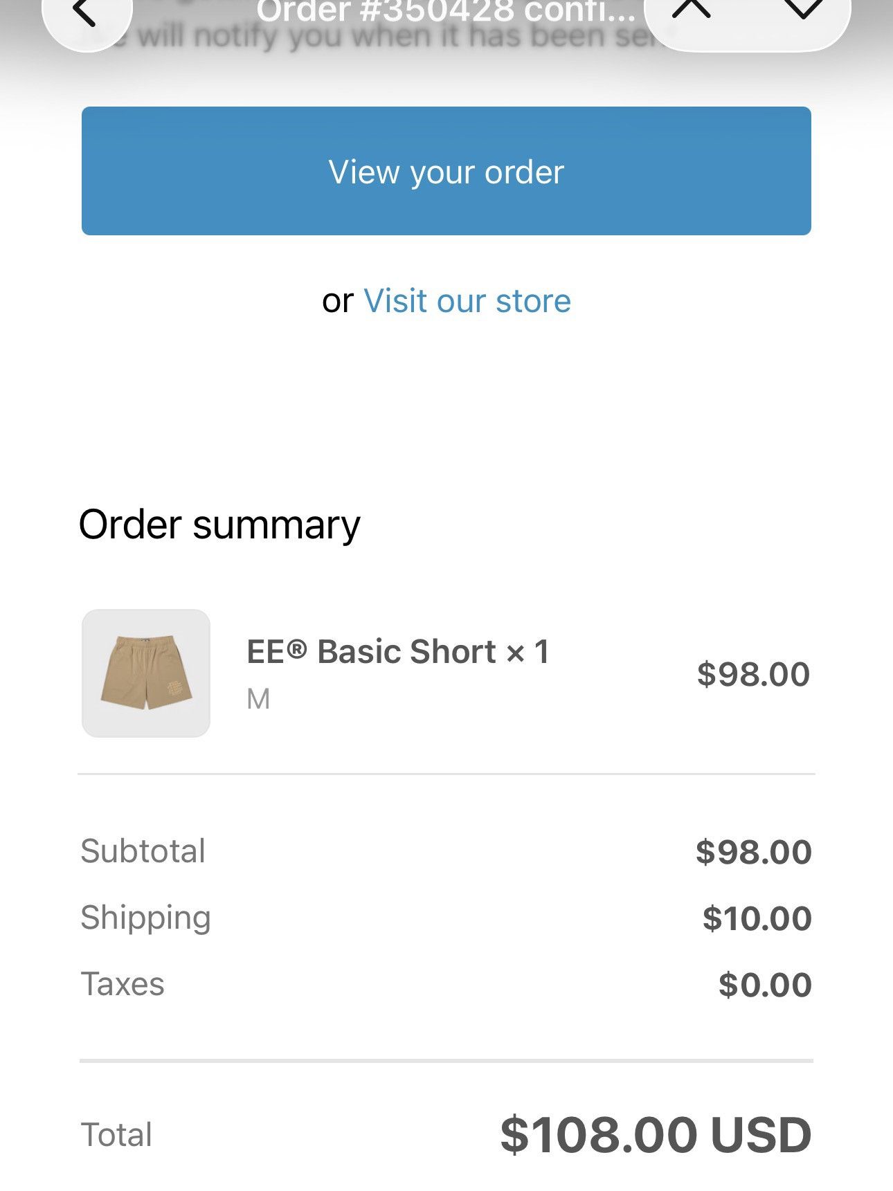 Eric Emanuel EE Basic Shorts Vegas Gold Sz Medium Size US 32 / EU 48 - 5 Thumbnail