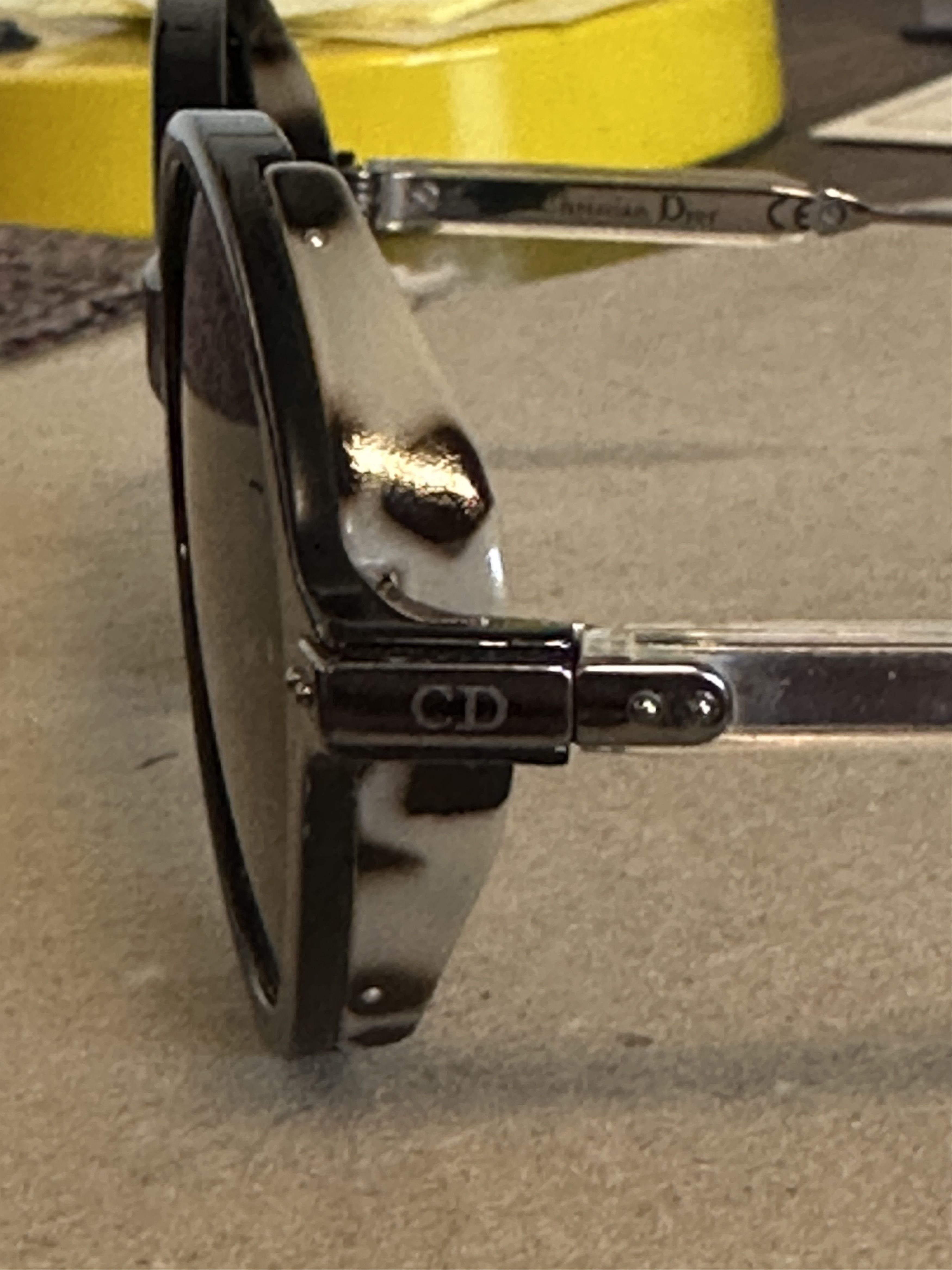 Christian Dior Monsieur Christian Dior Round Sunglasses Size ONE SIZE - 5 Thumbnail