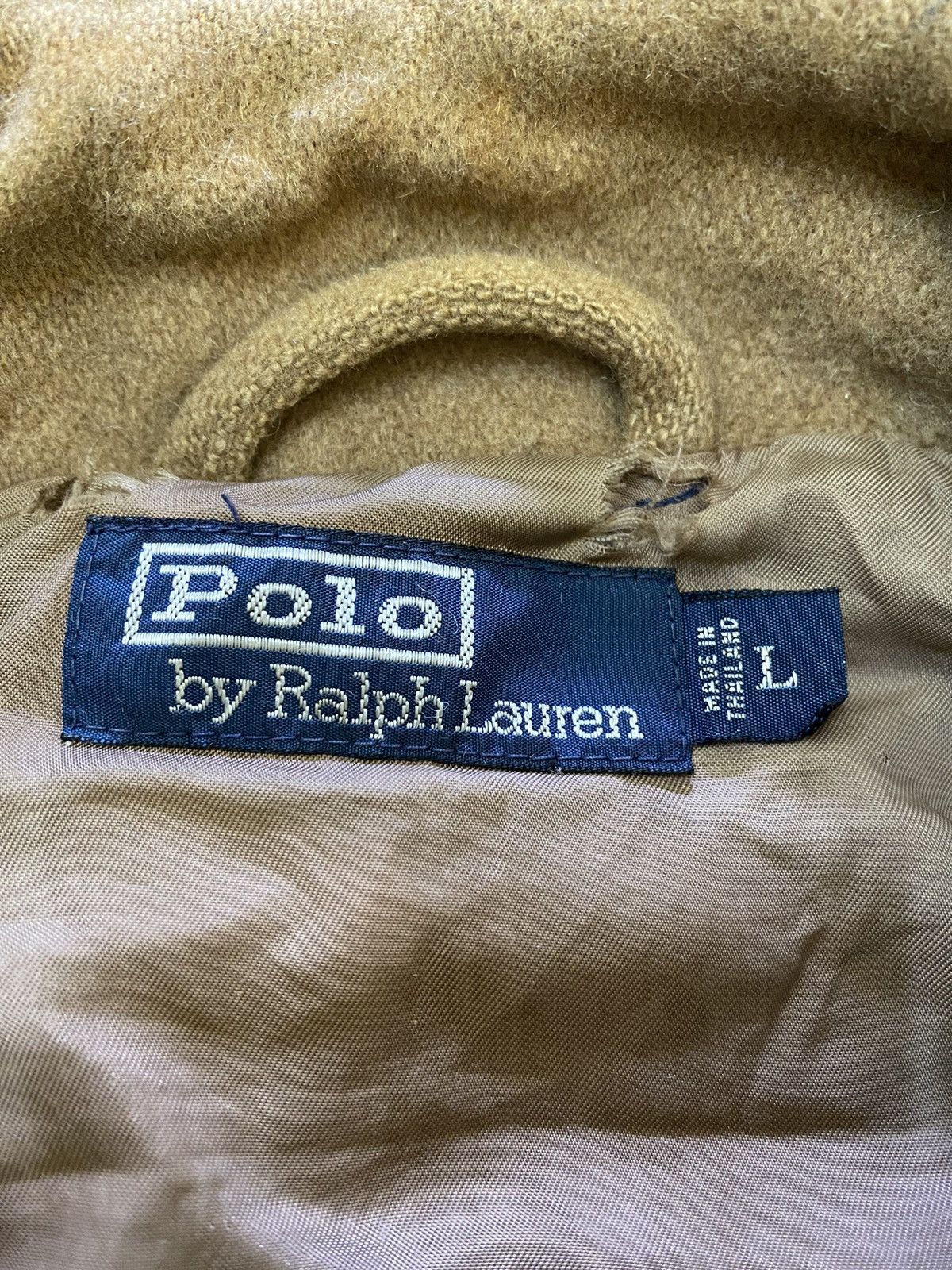 Ralph Lauren Vintage Polo by Ralph Lauren High-Neck Wool Jacket Camel Tan Size US L / EU 52-54 / 3 - 9 Thumbnail