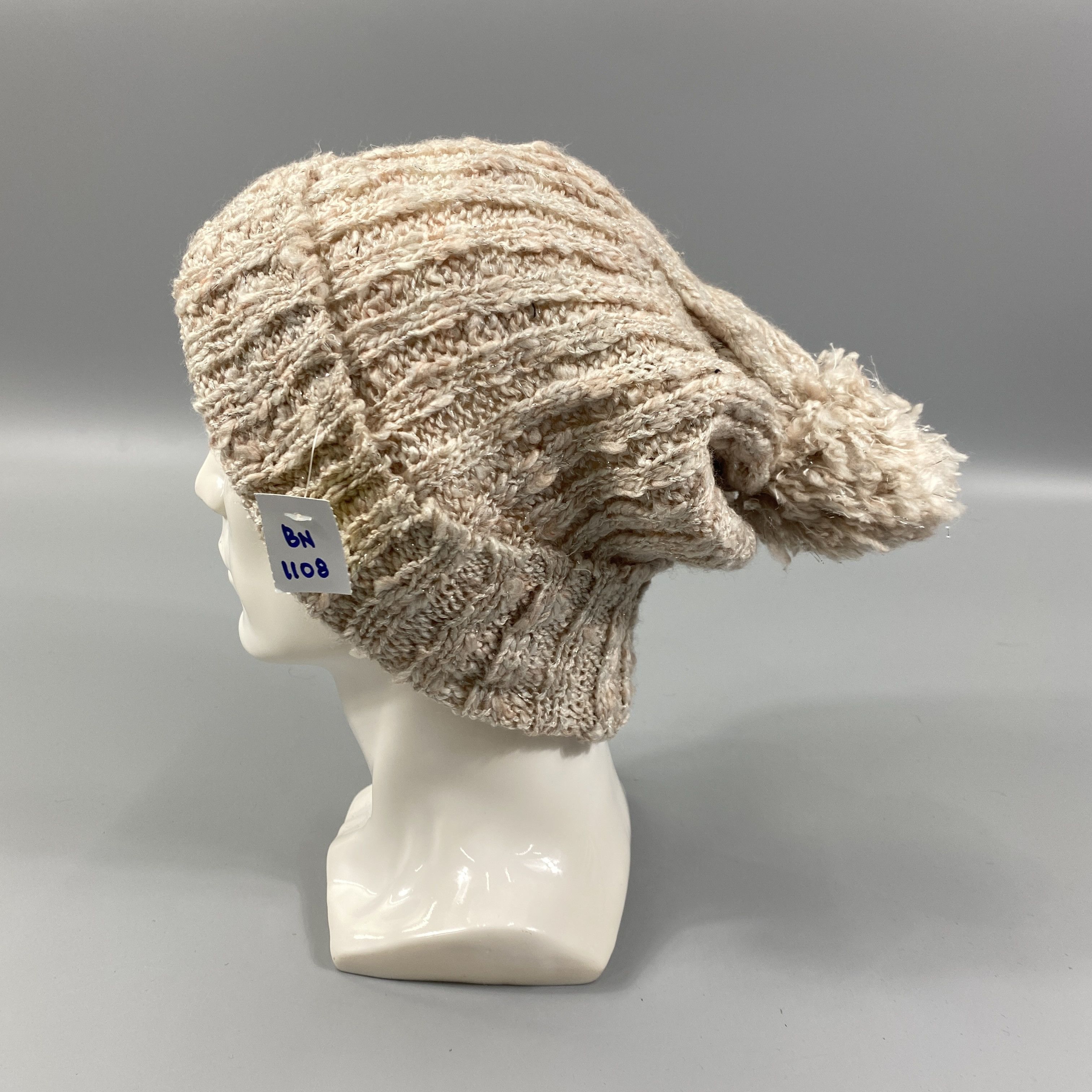 Japanese Brand Knit Lined Snow Cap Beanie Hat -BN1108 Size ONE SIZE - 1 Thumbnail