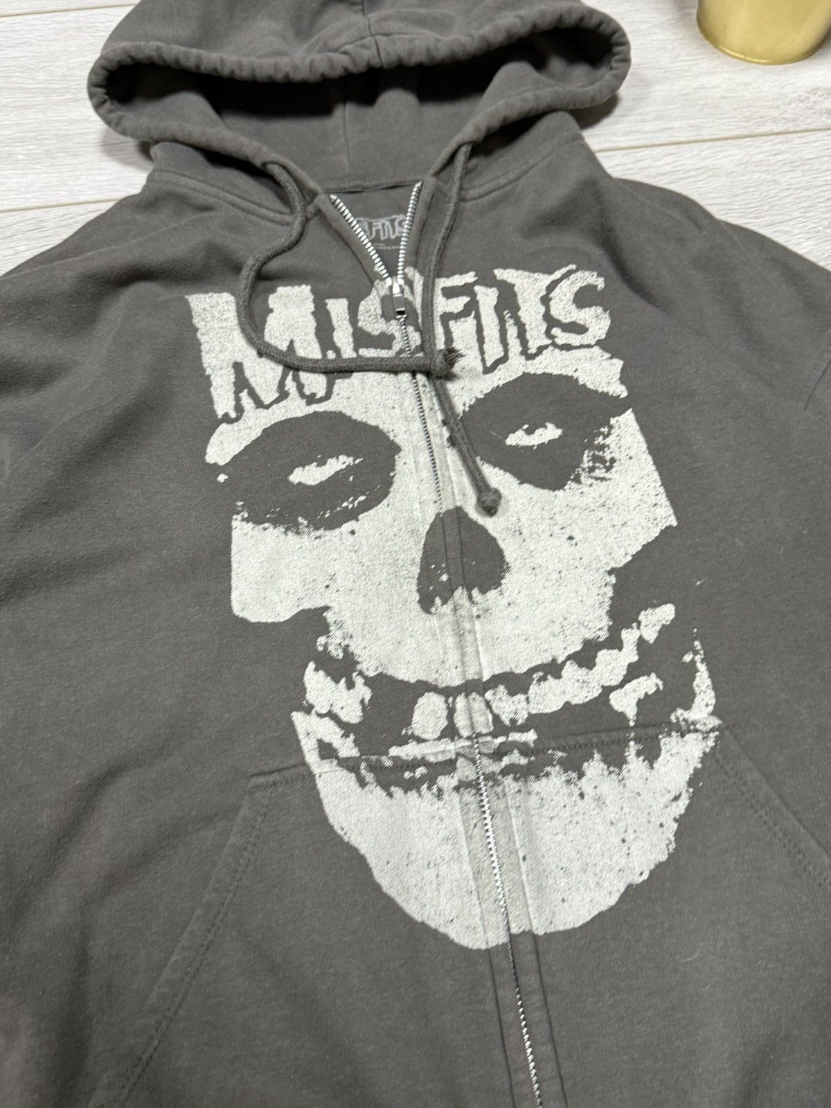 Band Tees Misfits hoodie skull big logo zip Size US M / EU 48-50 / 2 - 4 Thumbnail